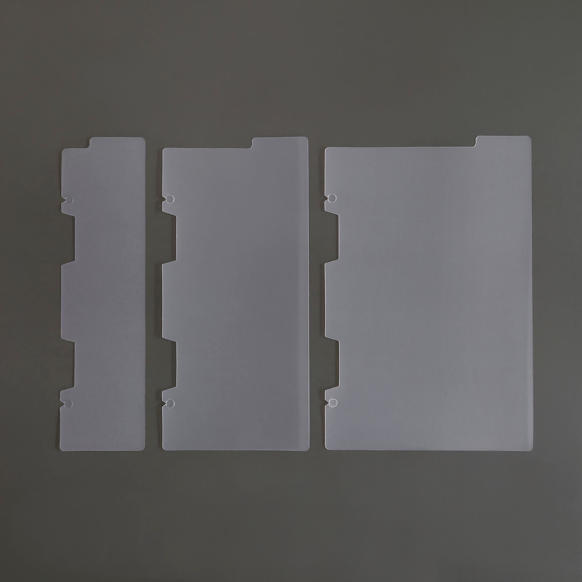 MochiThings: Vertical Translucent 6 Ring A5 Index Tabs