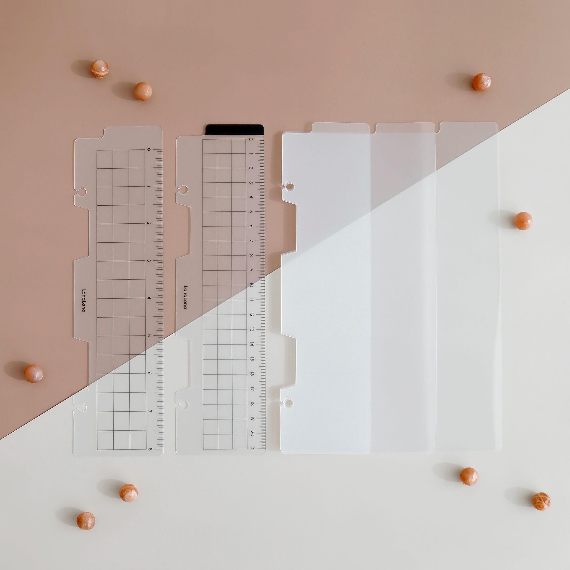 MochiThings: Vertical Translucent 6 Ring A5 Index Tabs