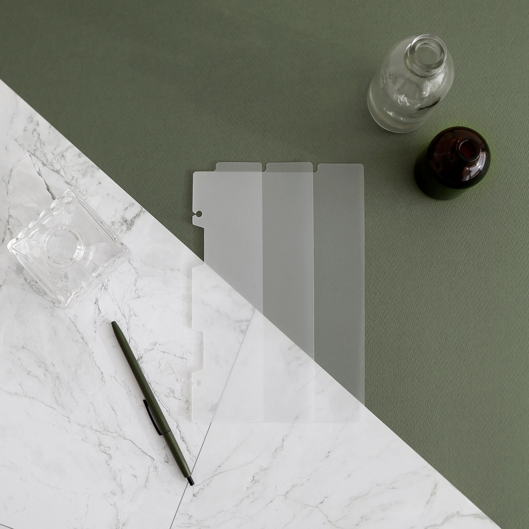 MochiThings: Vertical Translucent 6 Ring A5 Index Tabs
