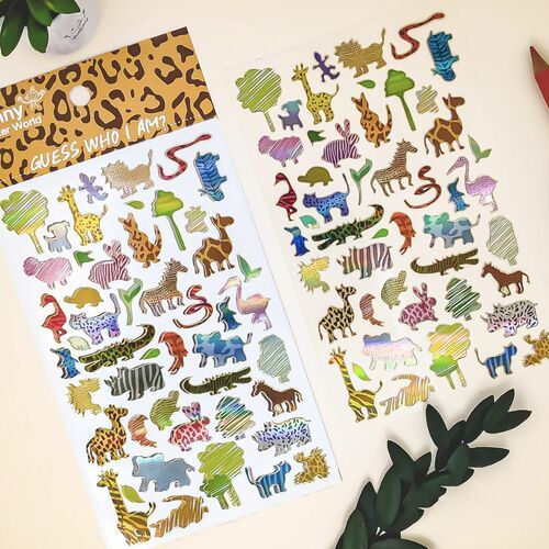 Hologram Animal PVC Sticker