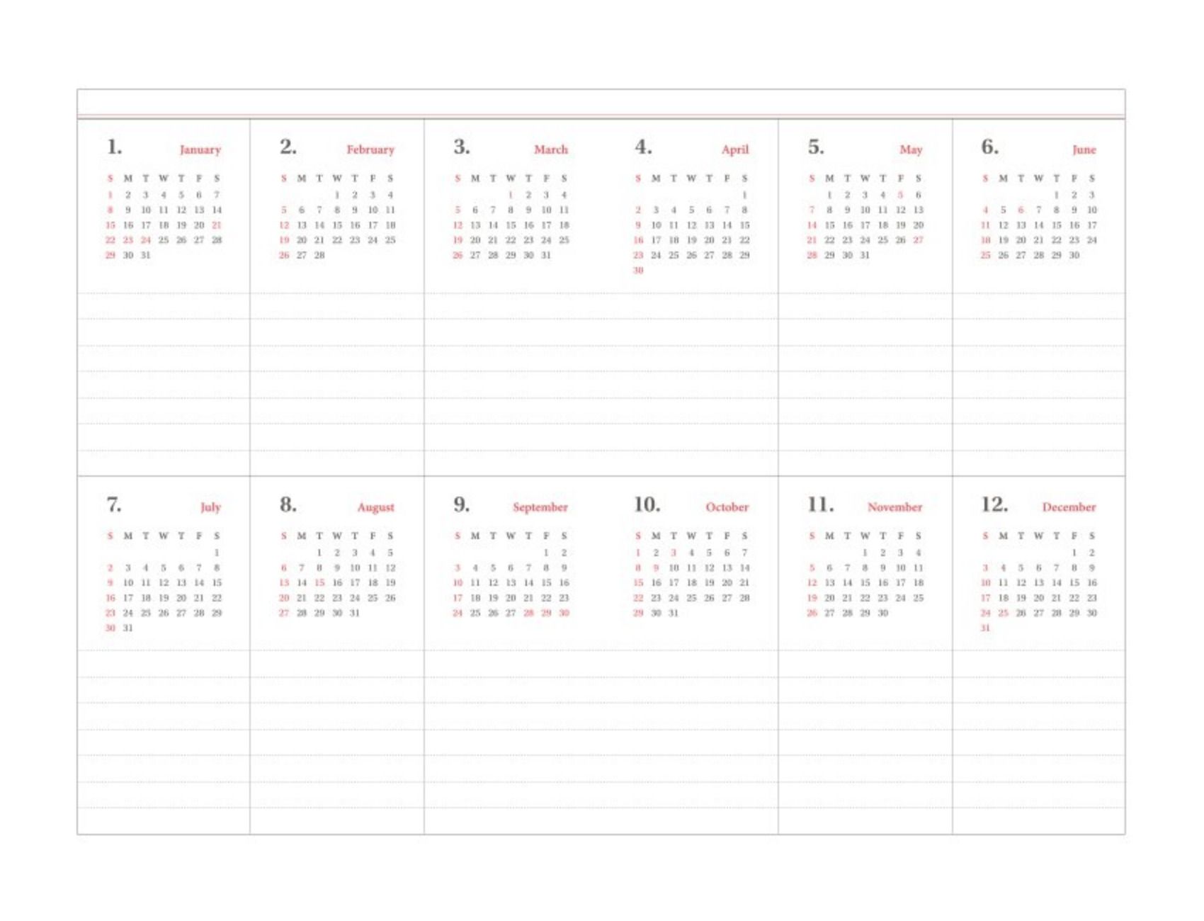 2023 Small Journal J Weekly Planner