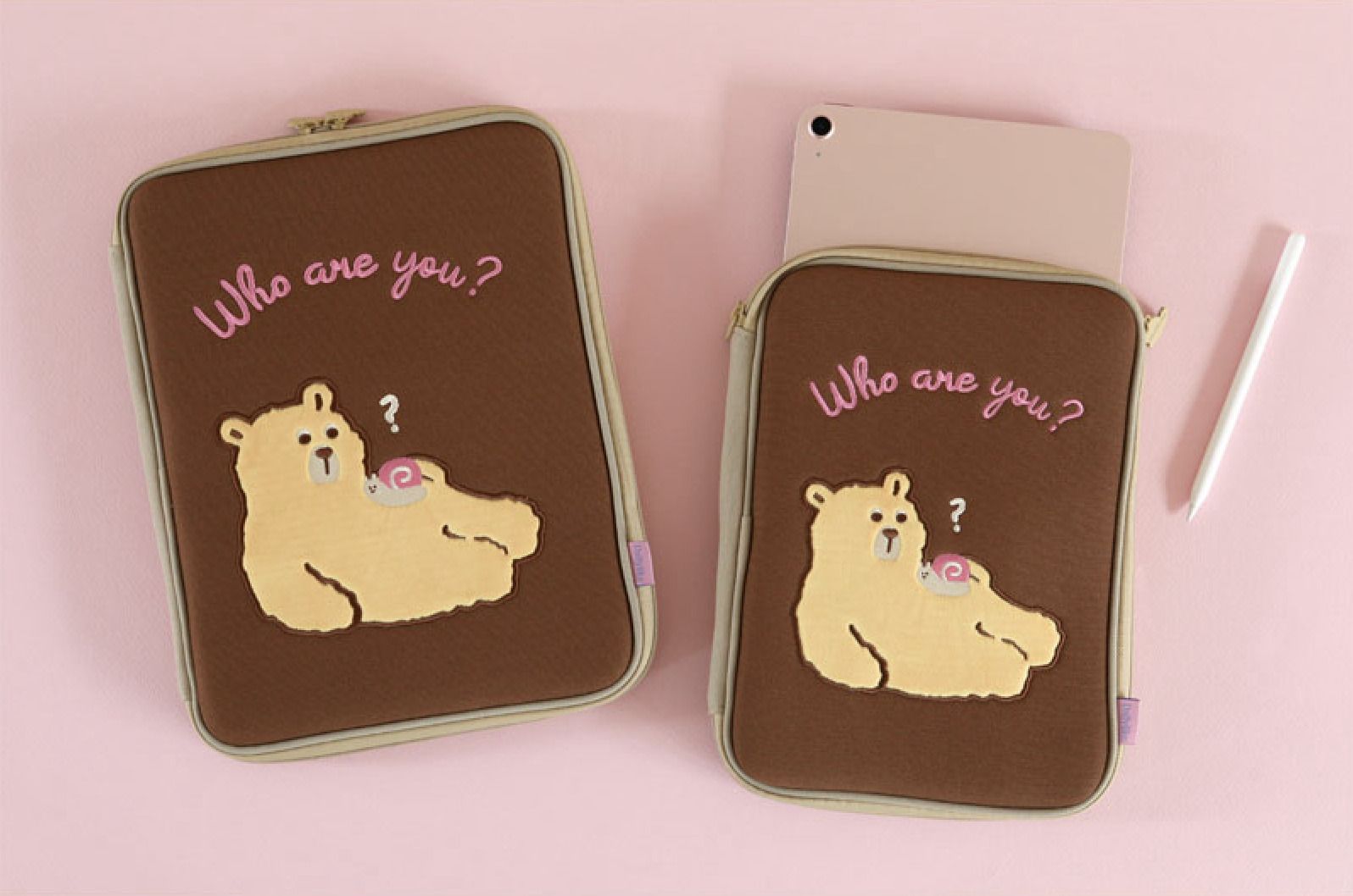 MochiThings: Cat & Bear 11 in. iPad Pouch