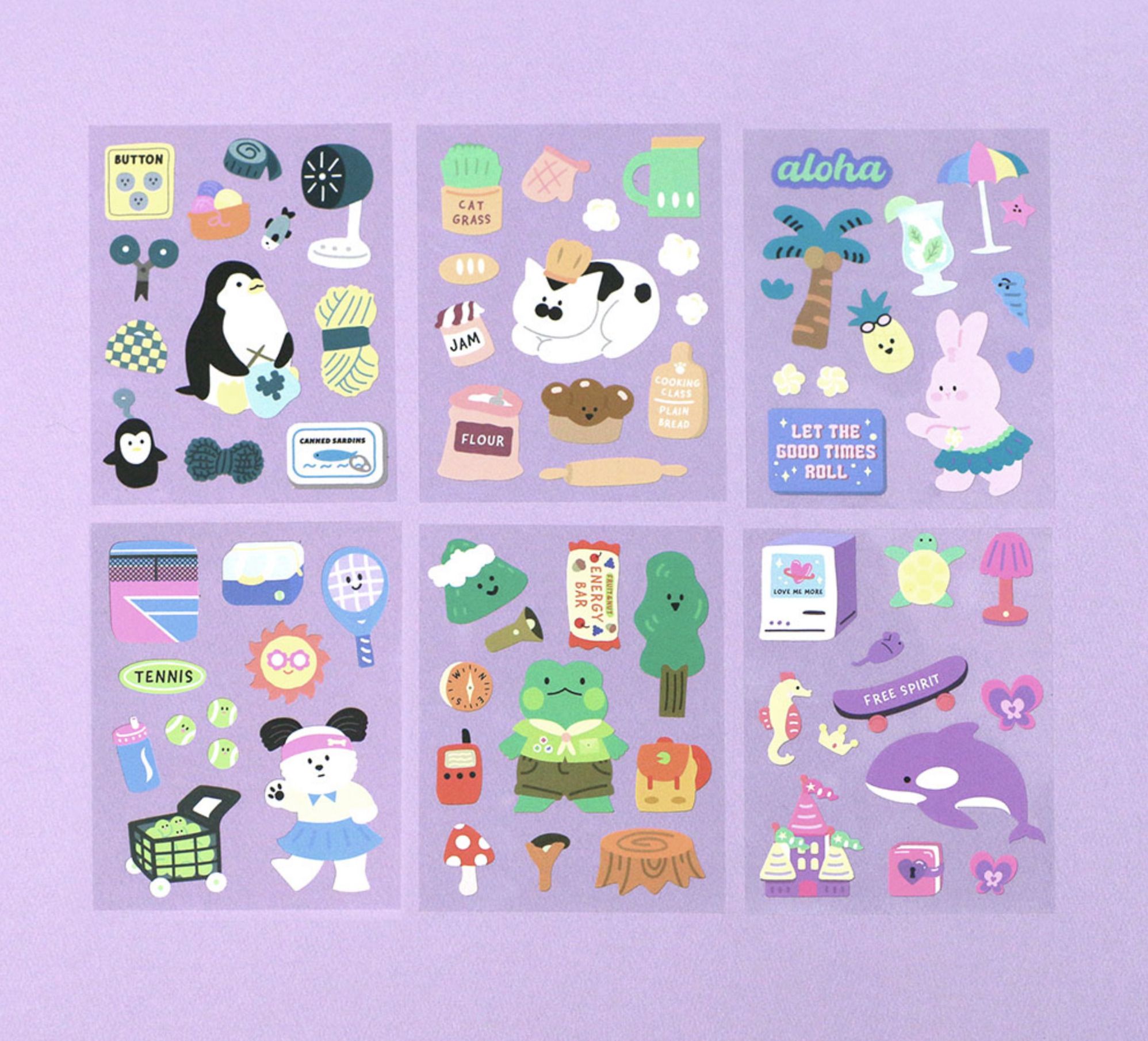 MochiThings: Animated Deco Sticker v6 Set