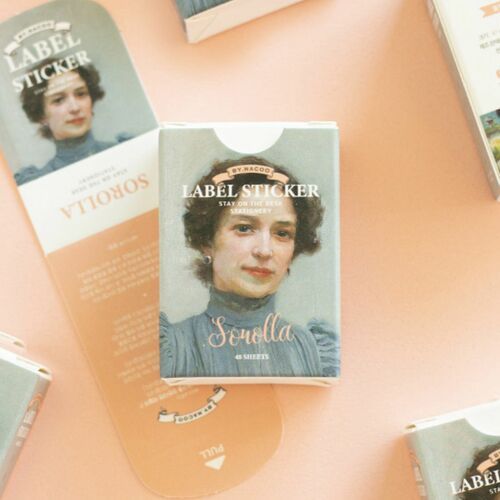 48pcs Sorolla Label Sticker Set - Image 2