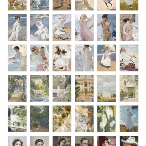 48pcs Sorolla Label Sticker Set - Image 8