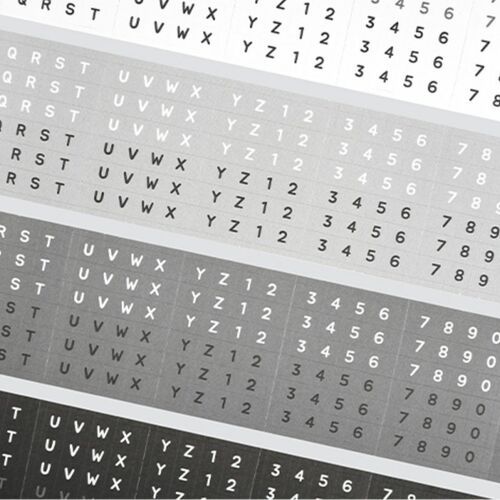 1152pcs Pencil Alphabet Sticker Set - Image 3