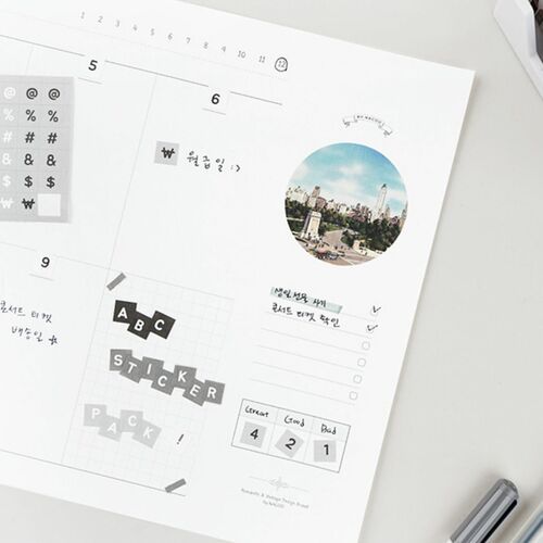1152pcs Pencil Alphabet Sticker Set - Image 12