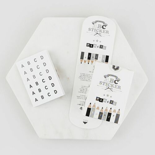 1152pcs Pencil Alphabet Sticker Set - Image 14