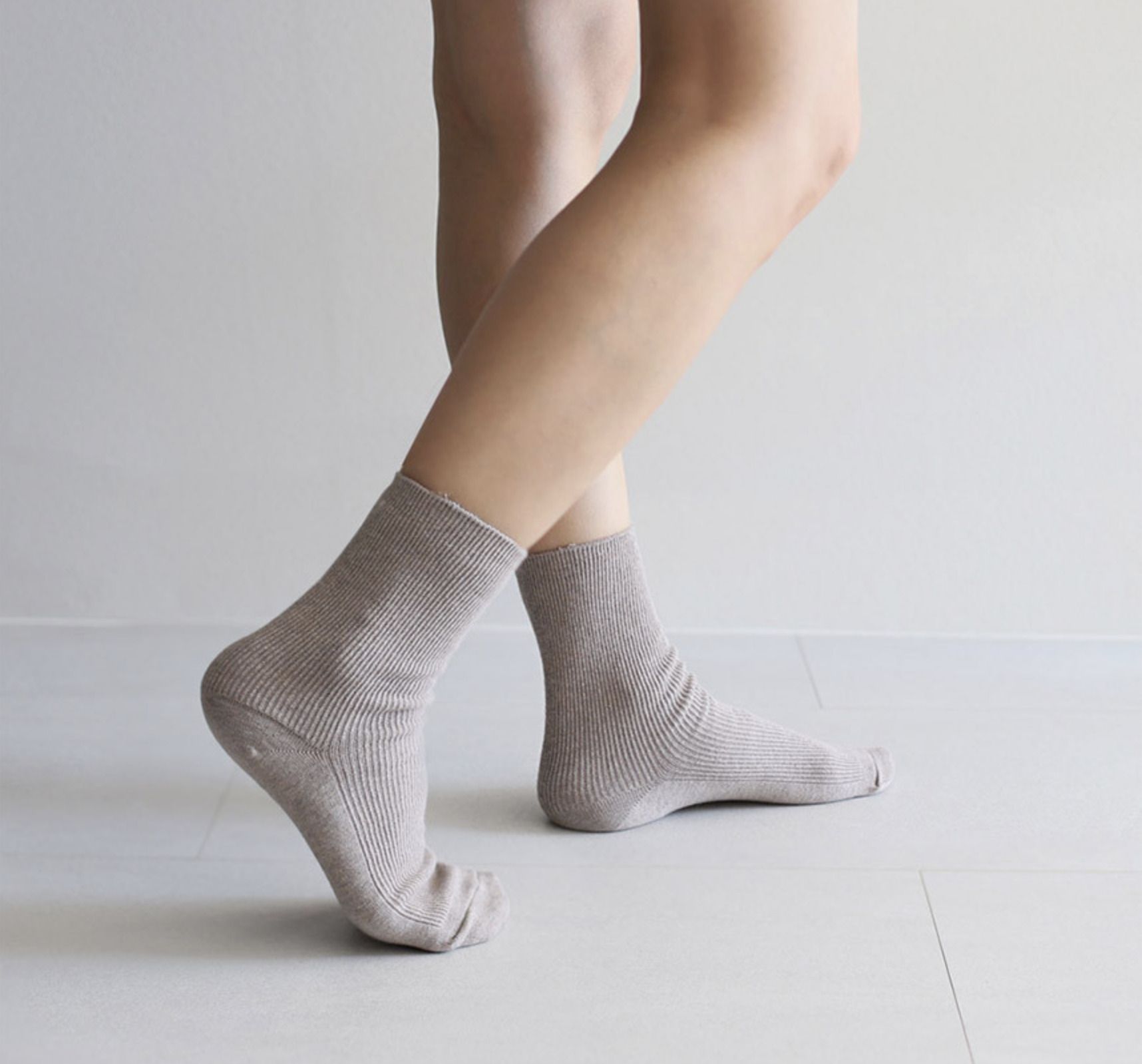Multicolored Ribbed Socks main image 1