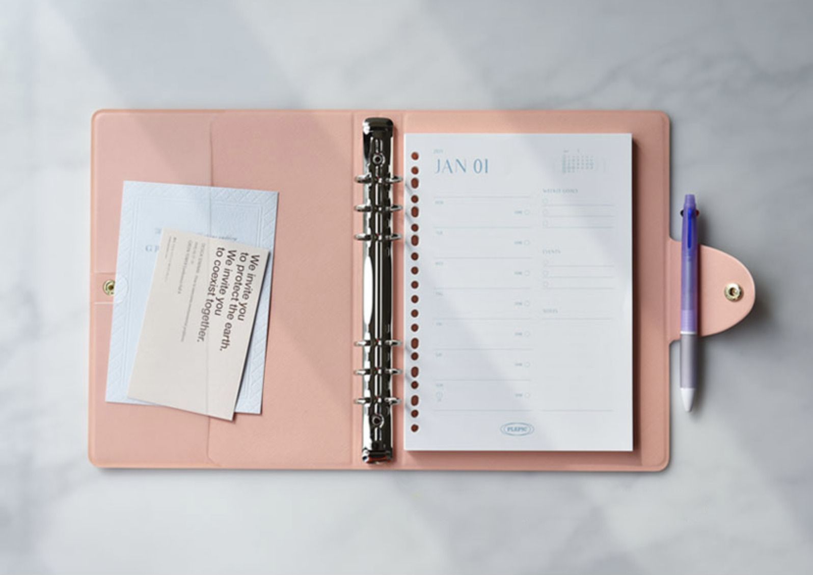 MochiThings Classic Folio 6 Ring A5 Binder