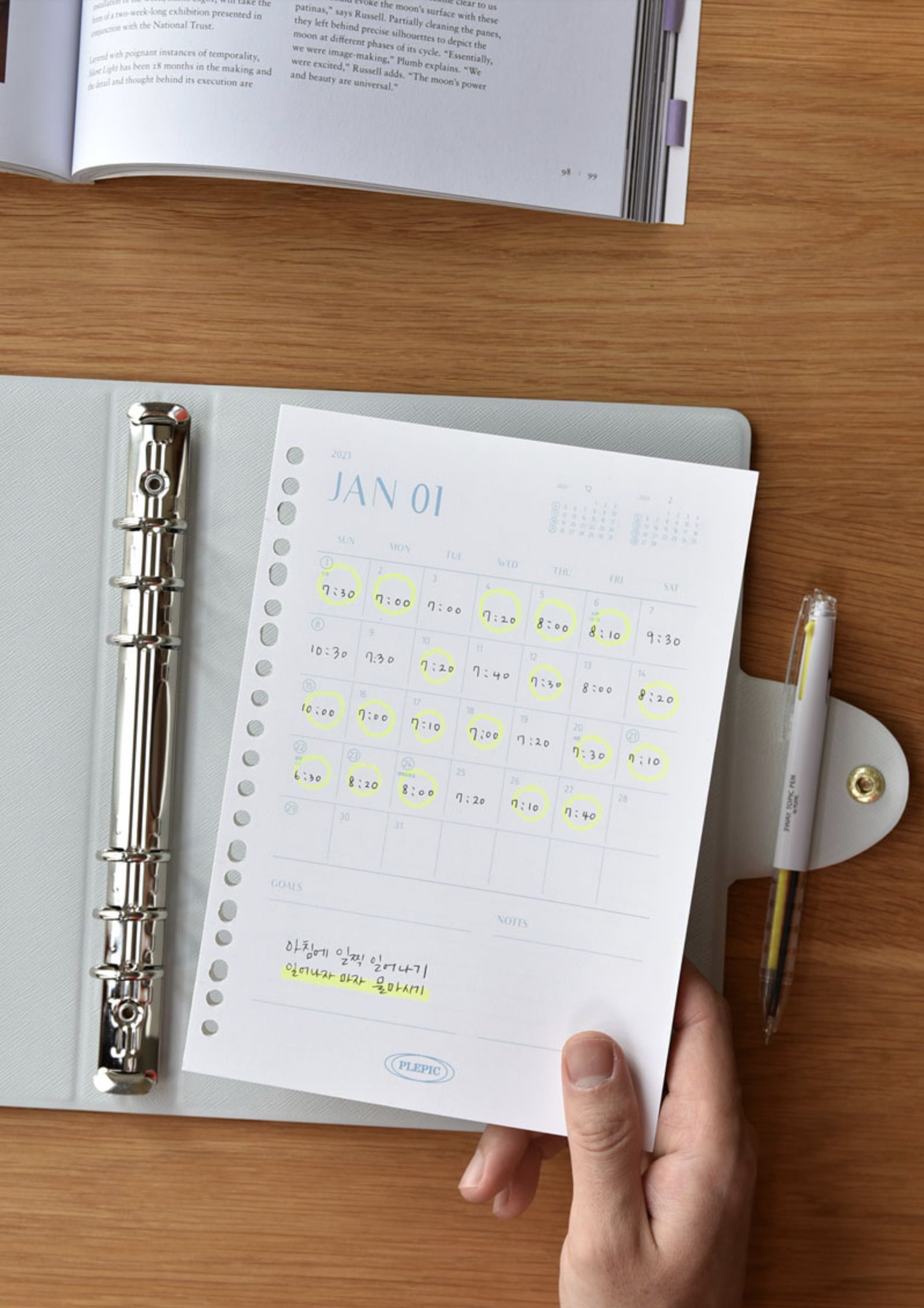 MochiThings Classic Folio 6 Ring A5 Binder