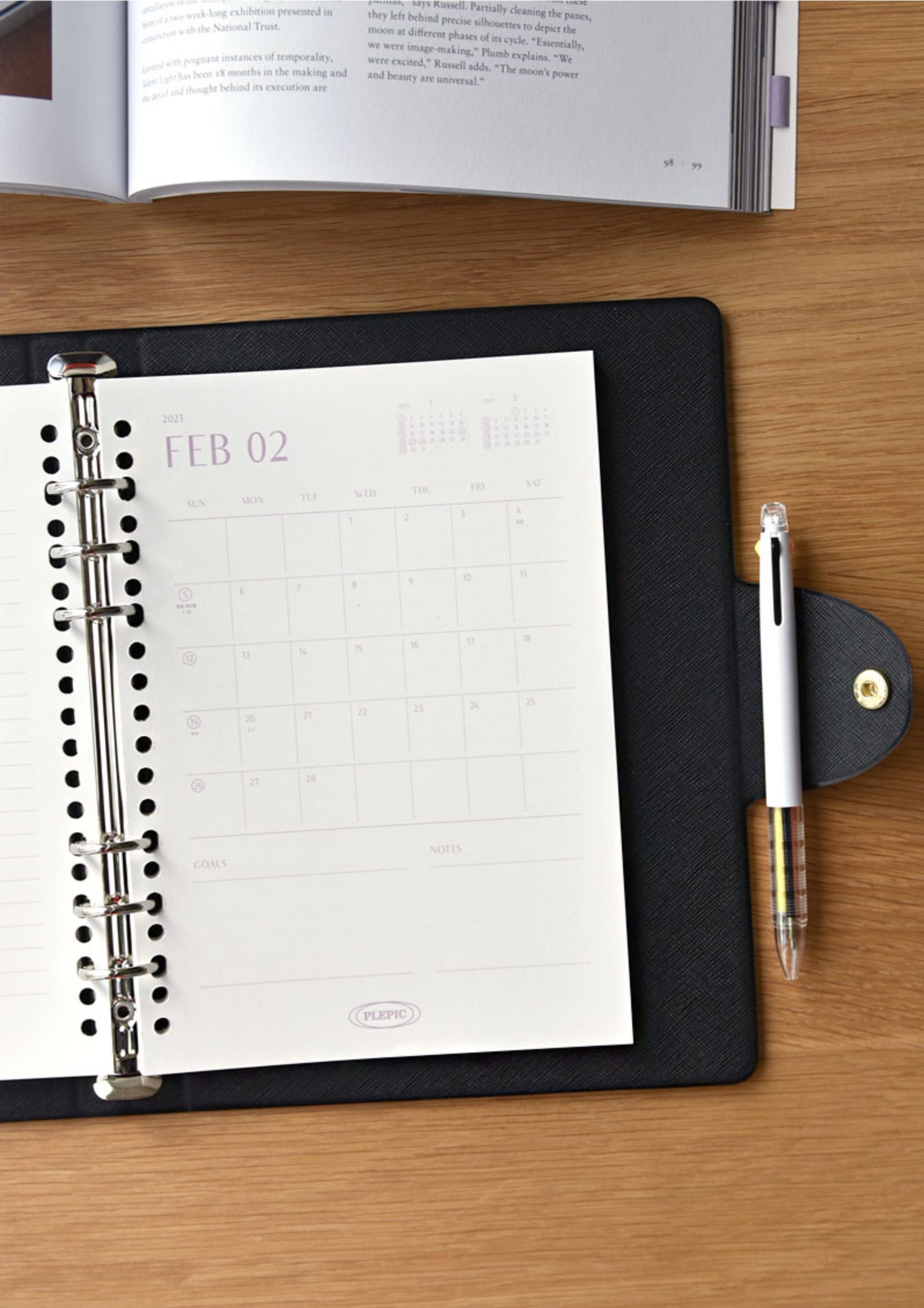 MochiThings Classic Folio 6 Ring A5 Binder