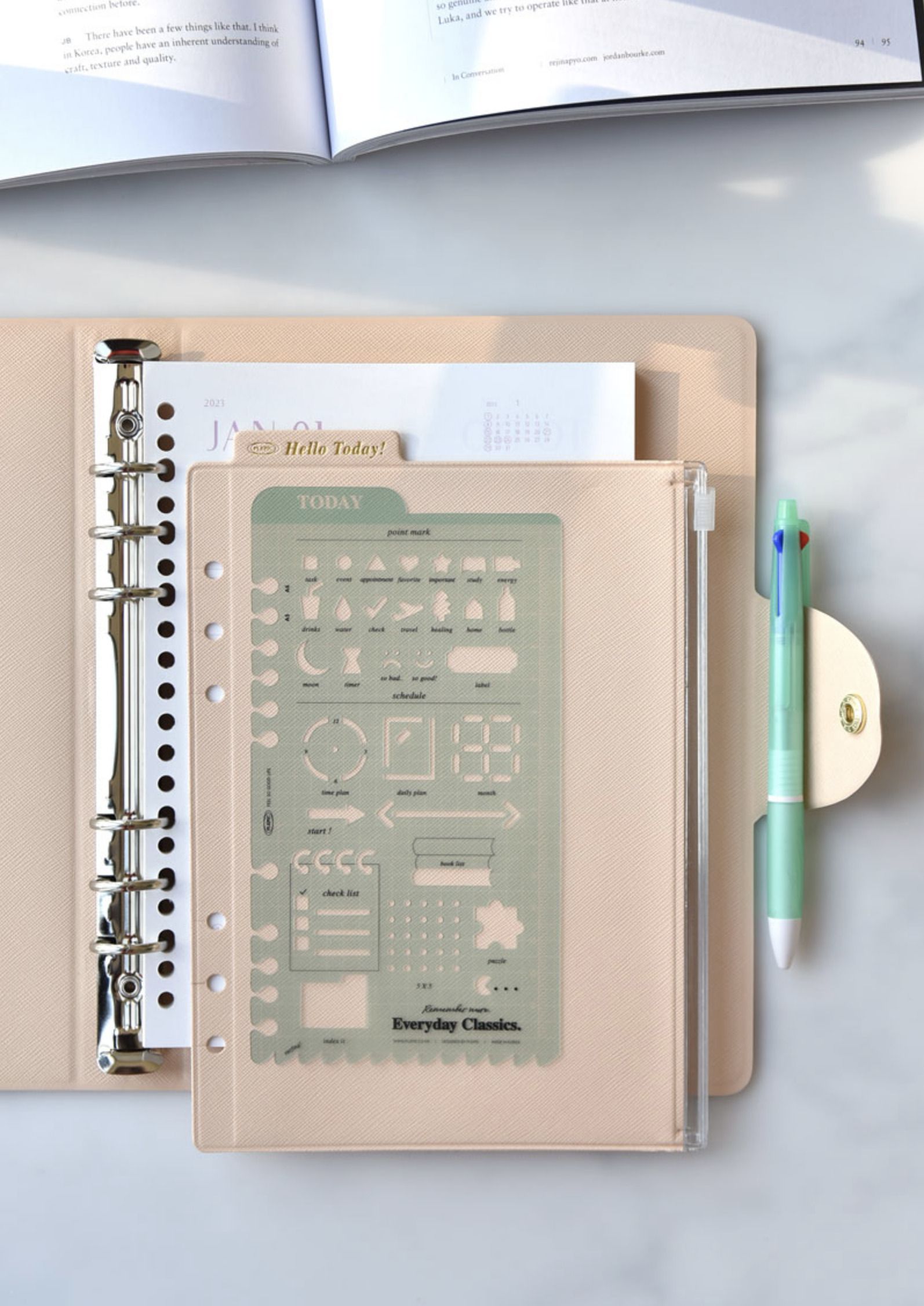 MochiThings Classic Folio 6 Ring A5 Binder