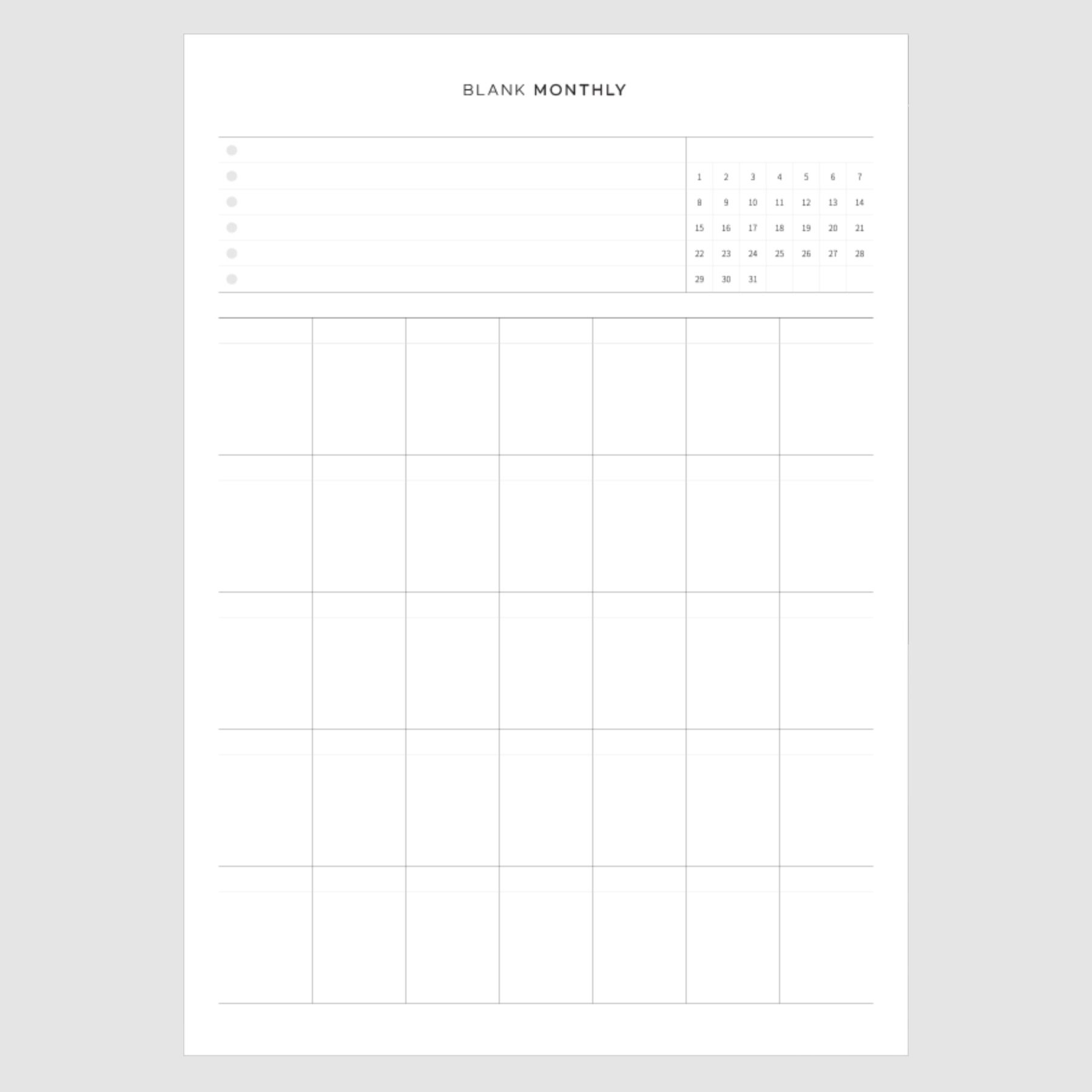 MochiThings Blank Planning Notepad mochithings-blank-planning-notepad