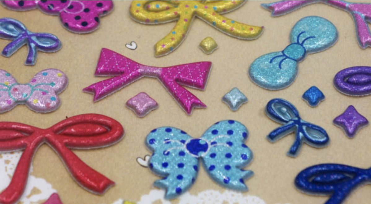 MochiThings Lovely Ribbon Puffy Sticker