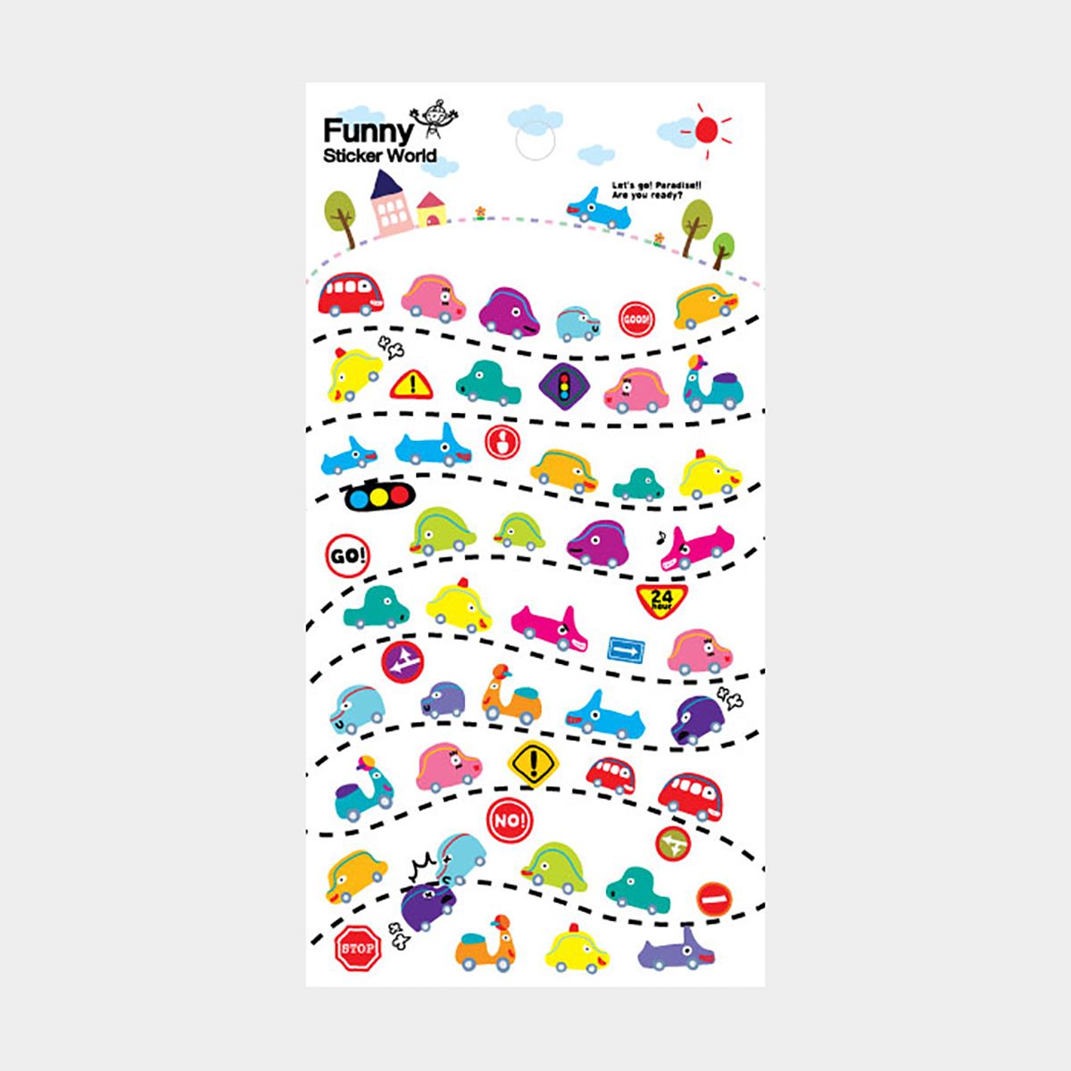 MochiThings Cars Emoji Puffy Sticker