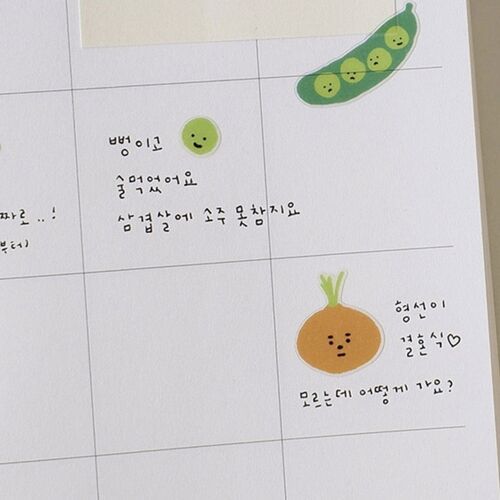 Veggie Emoji Deco Sticker