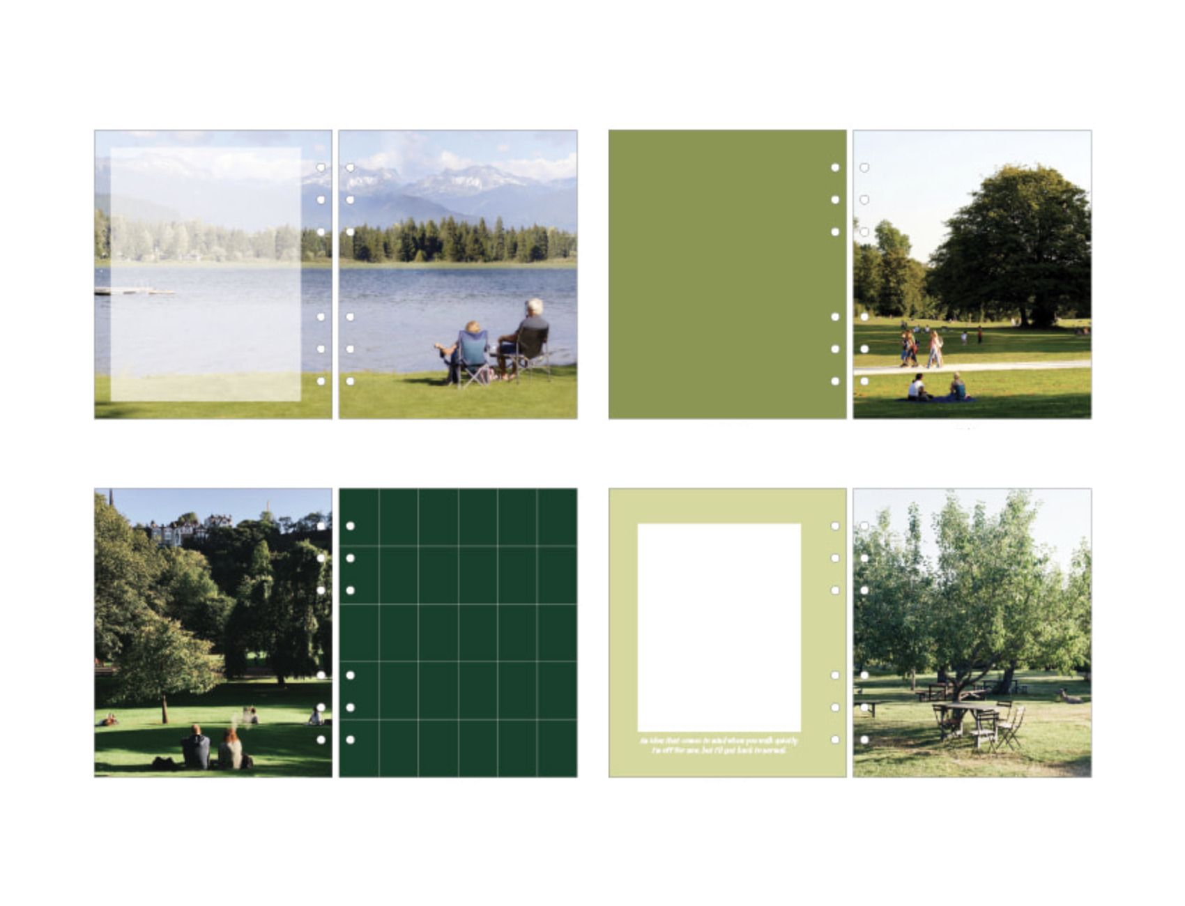 MochiThings: Photograph 6 Ring A6 Wide Note Refill