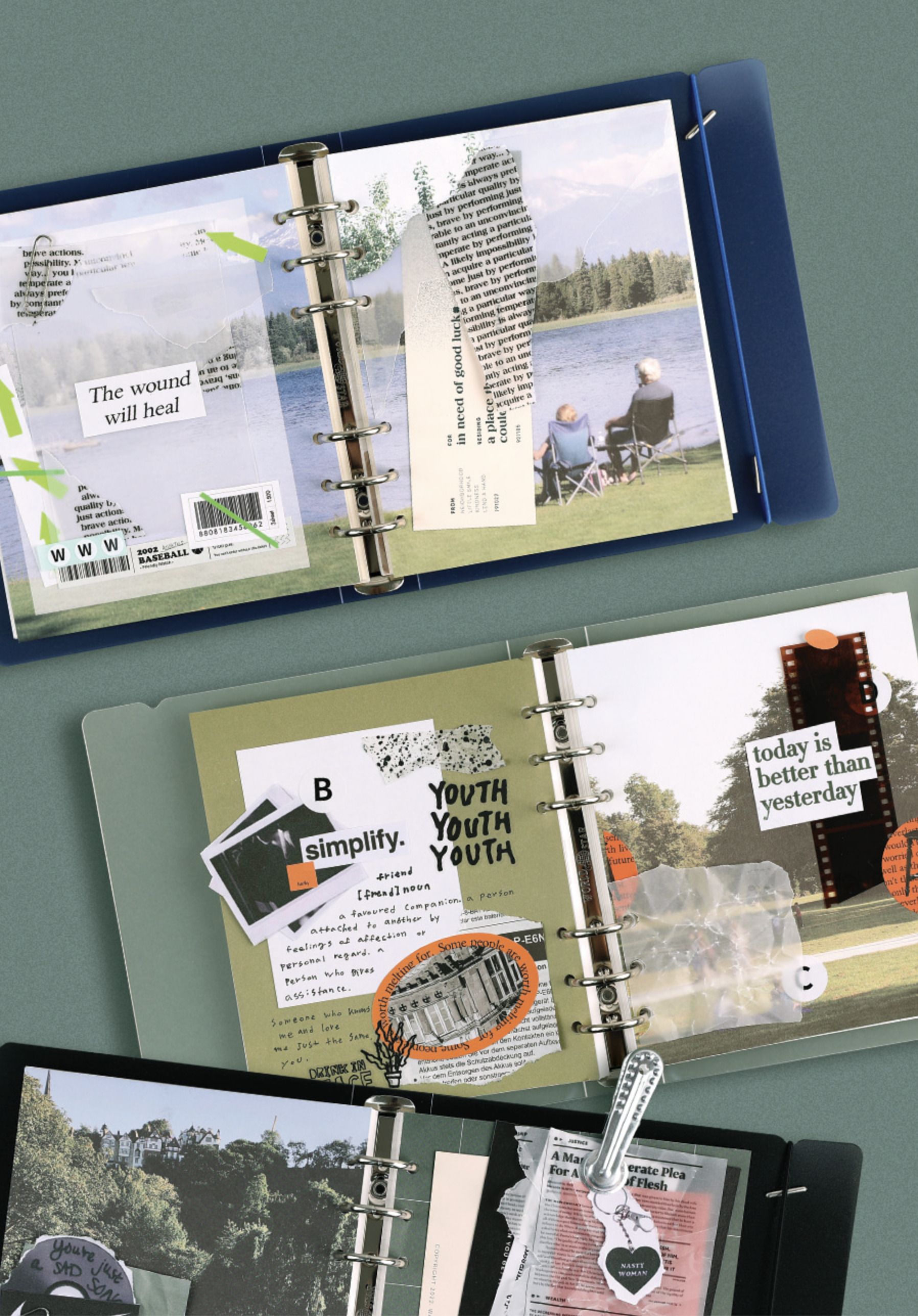 MochiThings: Photograph 6 Ring A6 Wide Note Refill