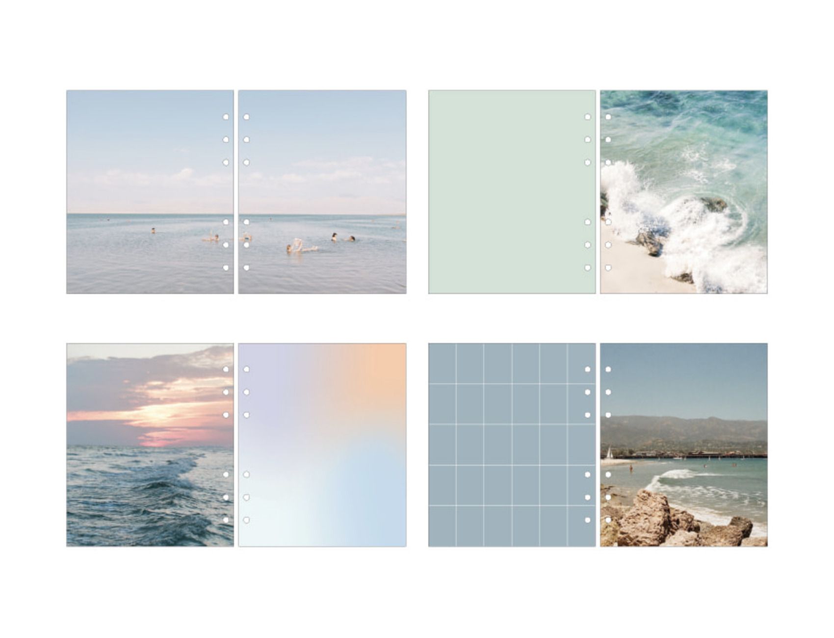 MochiThings: Photograph 6 Ring A6 Wide Note Refill