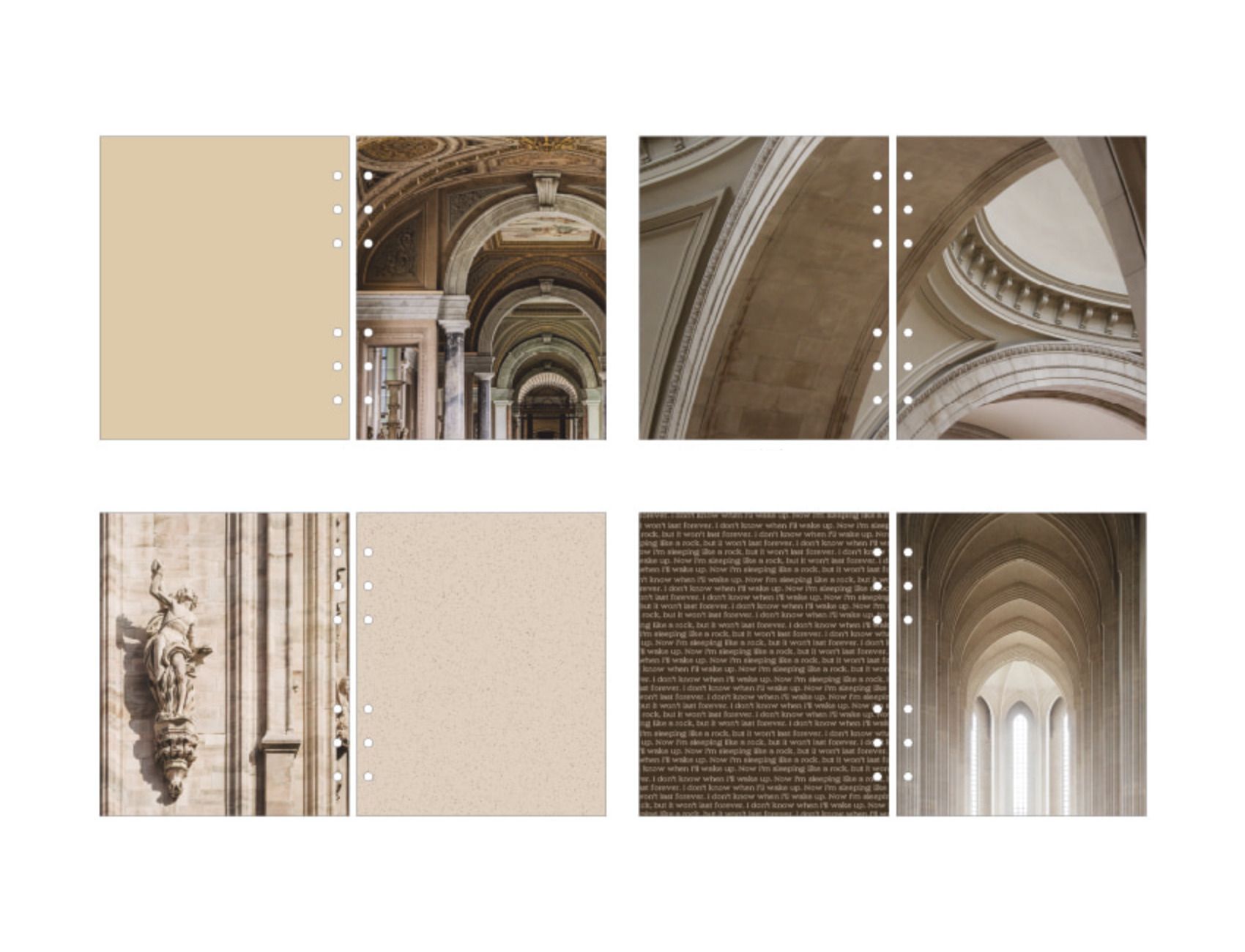 MochiThings: Photograph 6 Ring A6 Wide Note Refill