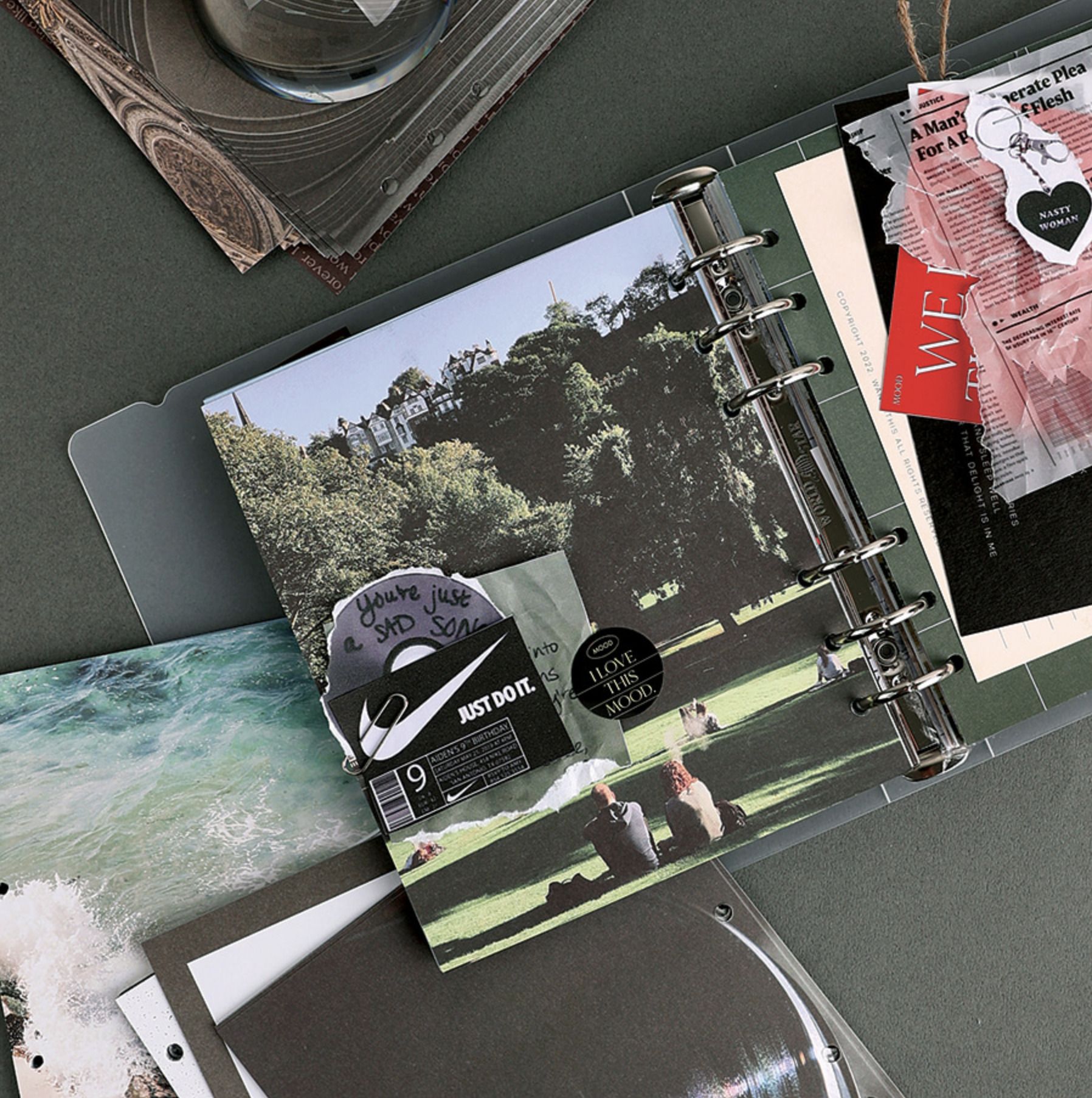 MochiThings: Photograph 6 Ring A6 Wide Note Refill