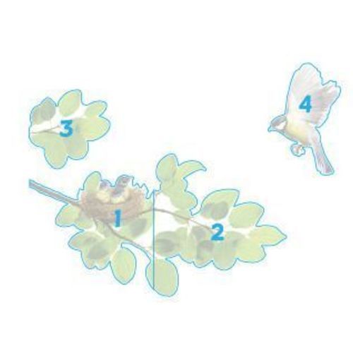 MochiThings Birds Window Sticker