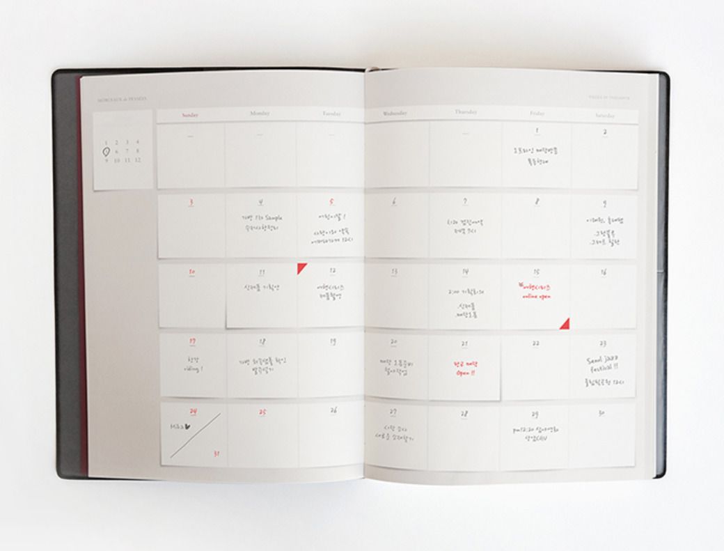 Morceaux de Pensees Weekly Scheduler