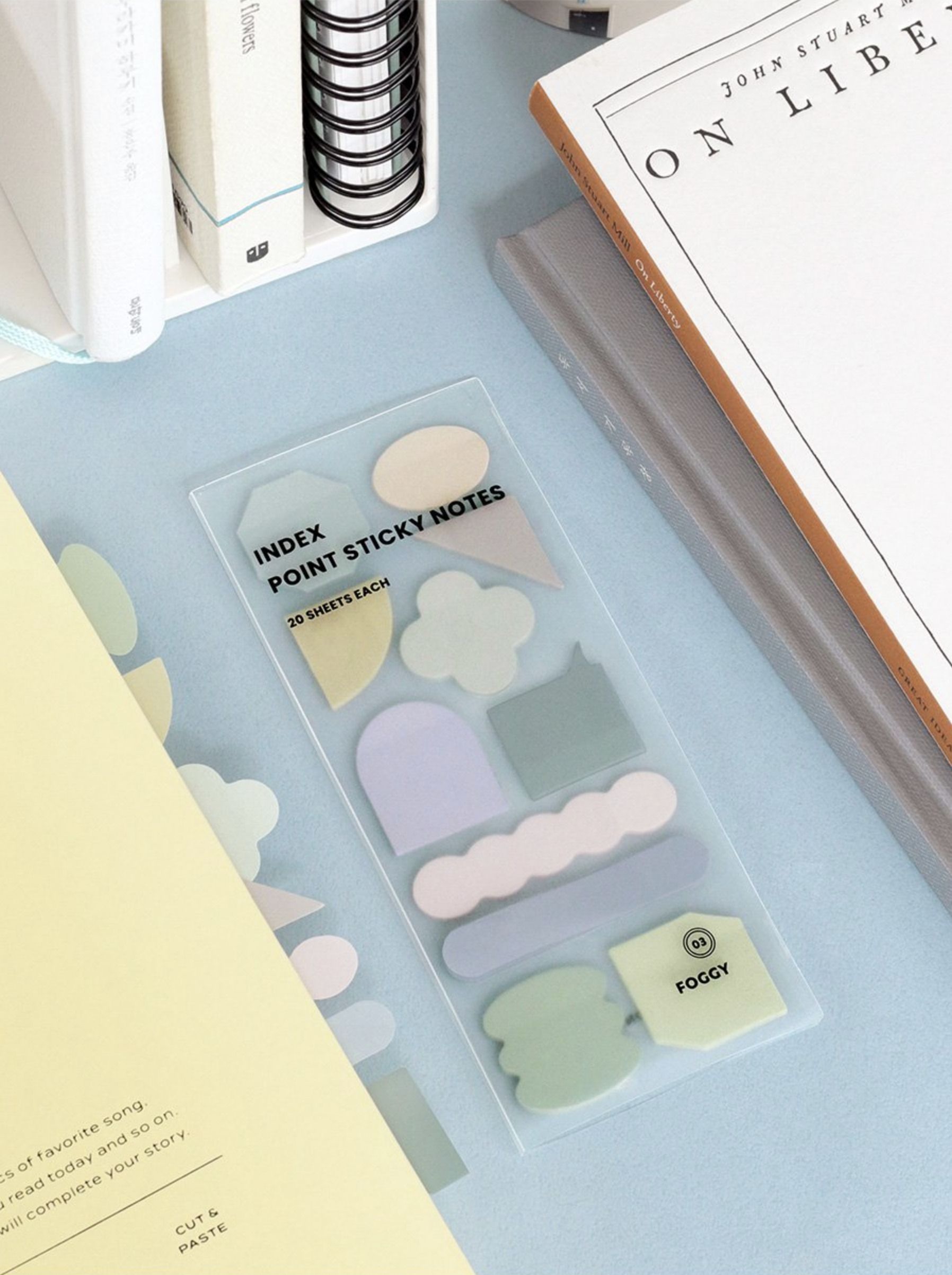 MochiThings: Shape Index Point Sticky Note Set