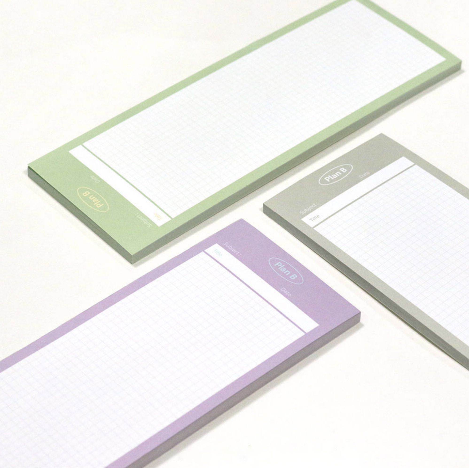 MochiThings: Plan B Half B5 Double-sided Notepad