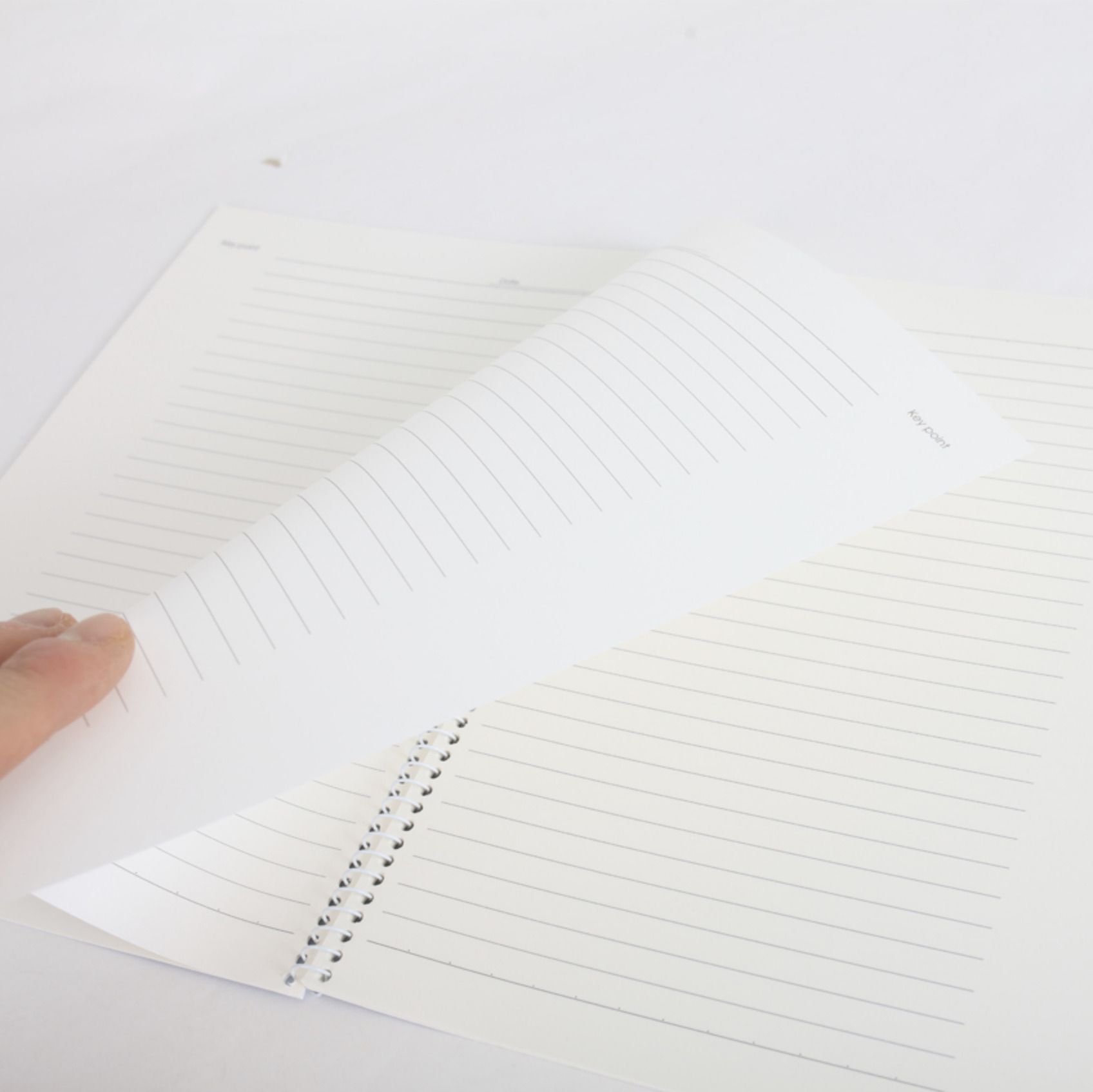 MochiThings: Large Key Point Spiral Lined Notebook