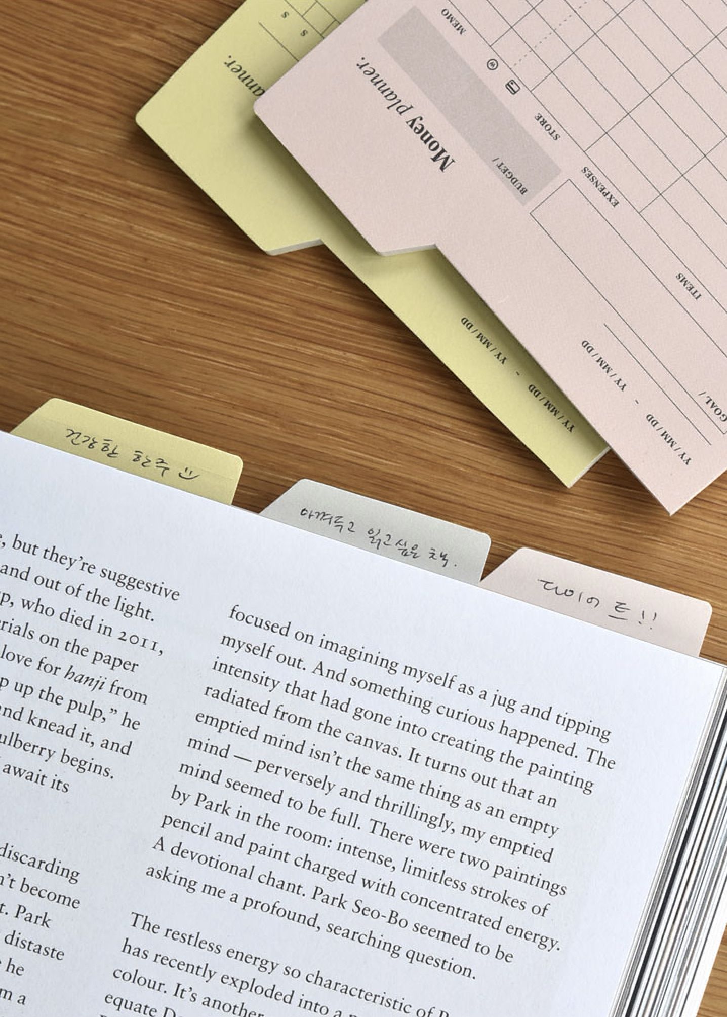 MochiThings: Large Schedule Index Sticky Note