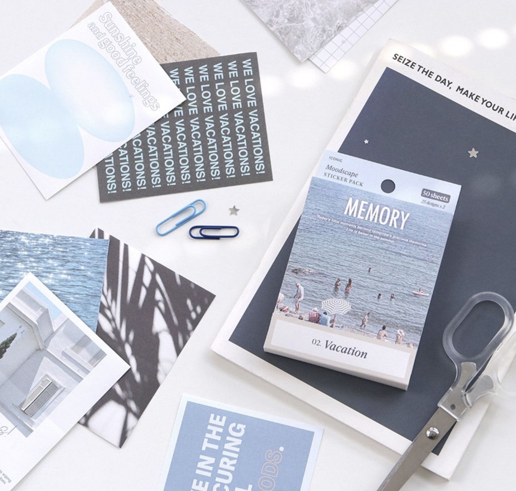 MochiThings: 50pcs Moodscape Background Sticker Set