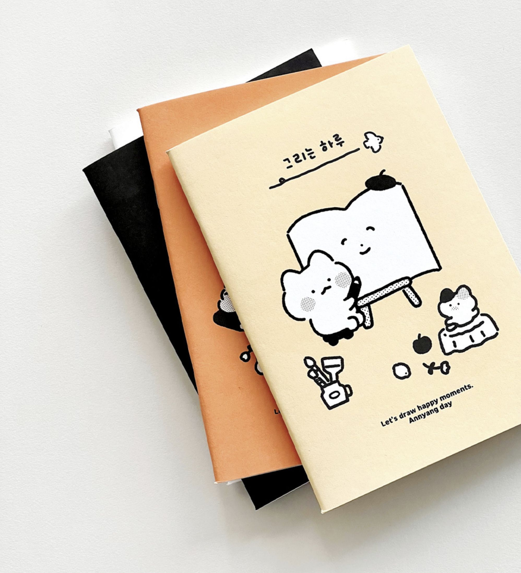 mochithings-annyang-kitty-plain-notebook