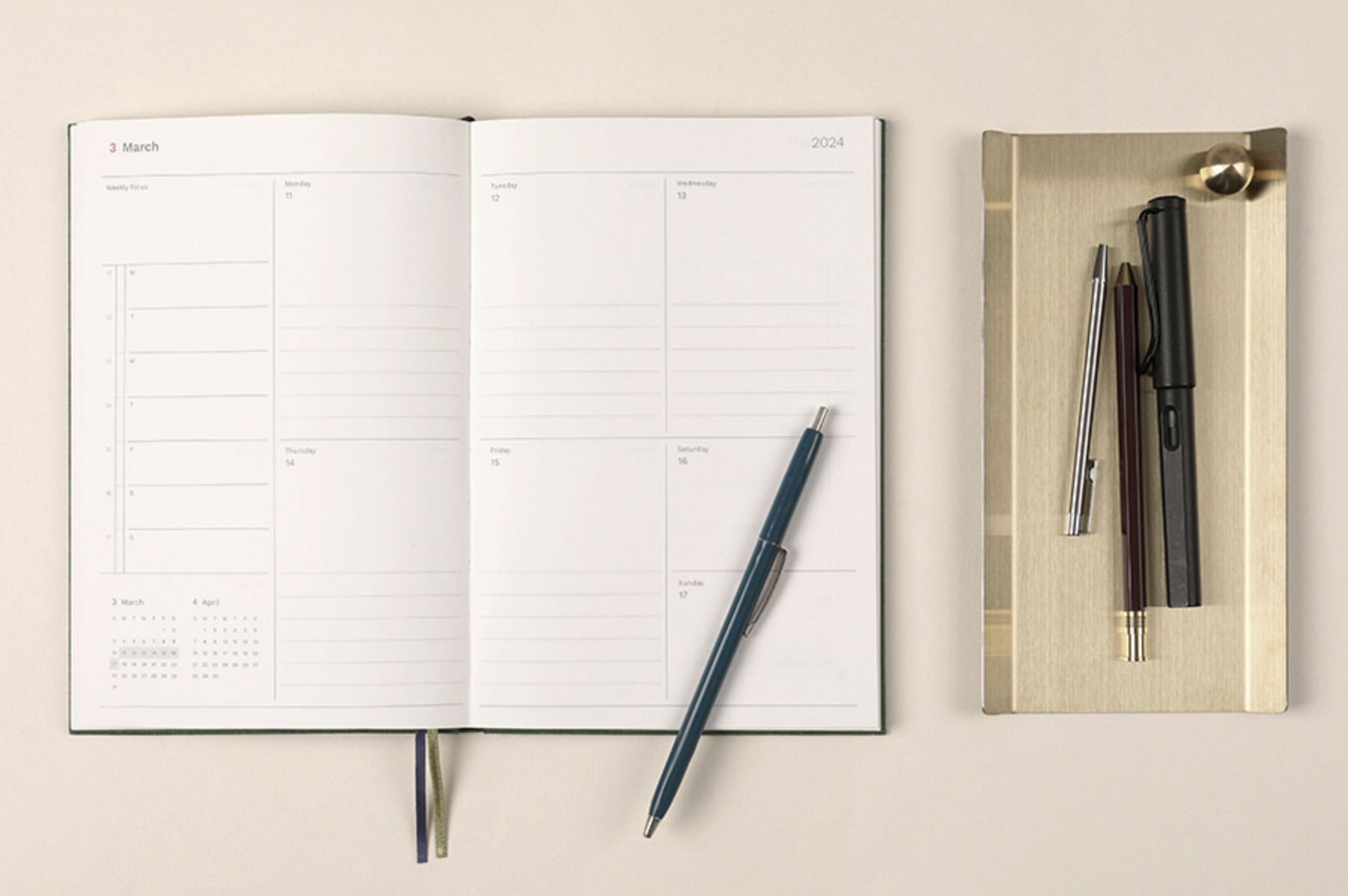 MochiThings 2024 Attitude A5 Hardcover Weekly Planner