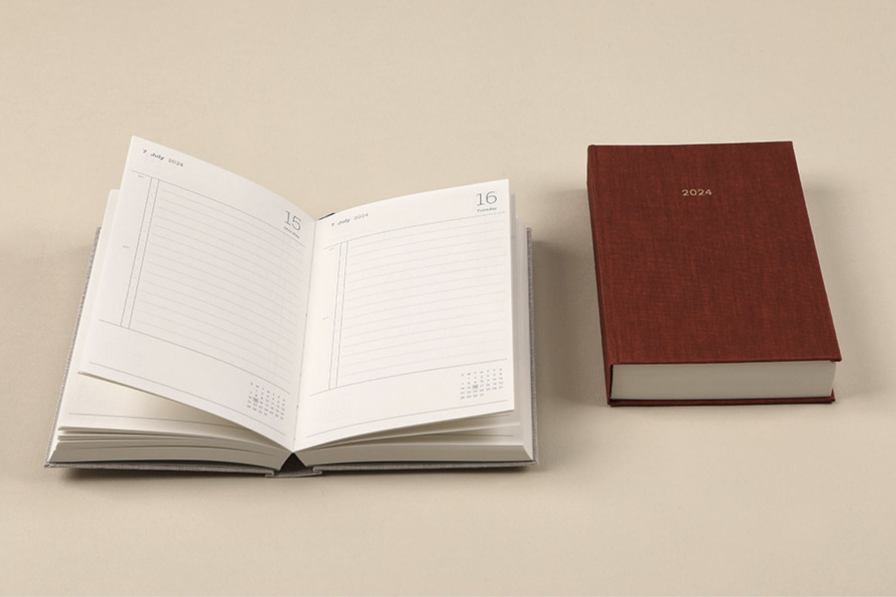 MochiThings 2024 Attitude A6 Hardcover Daily Planner