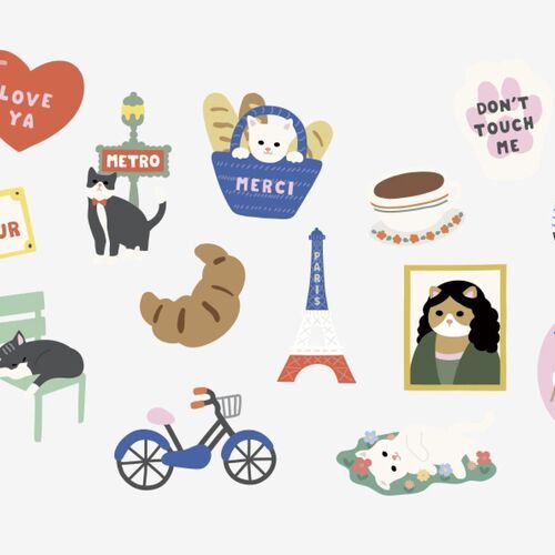 14pcs XLarge Removable Sticker - Image 4