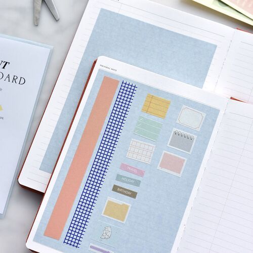 2024 Classy Textured Leather A5 Weekly Planner