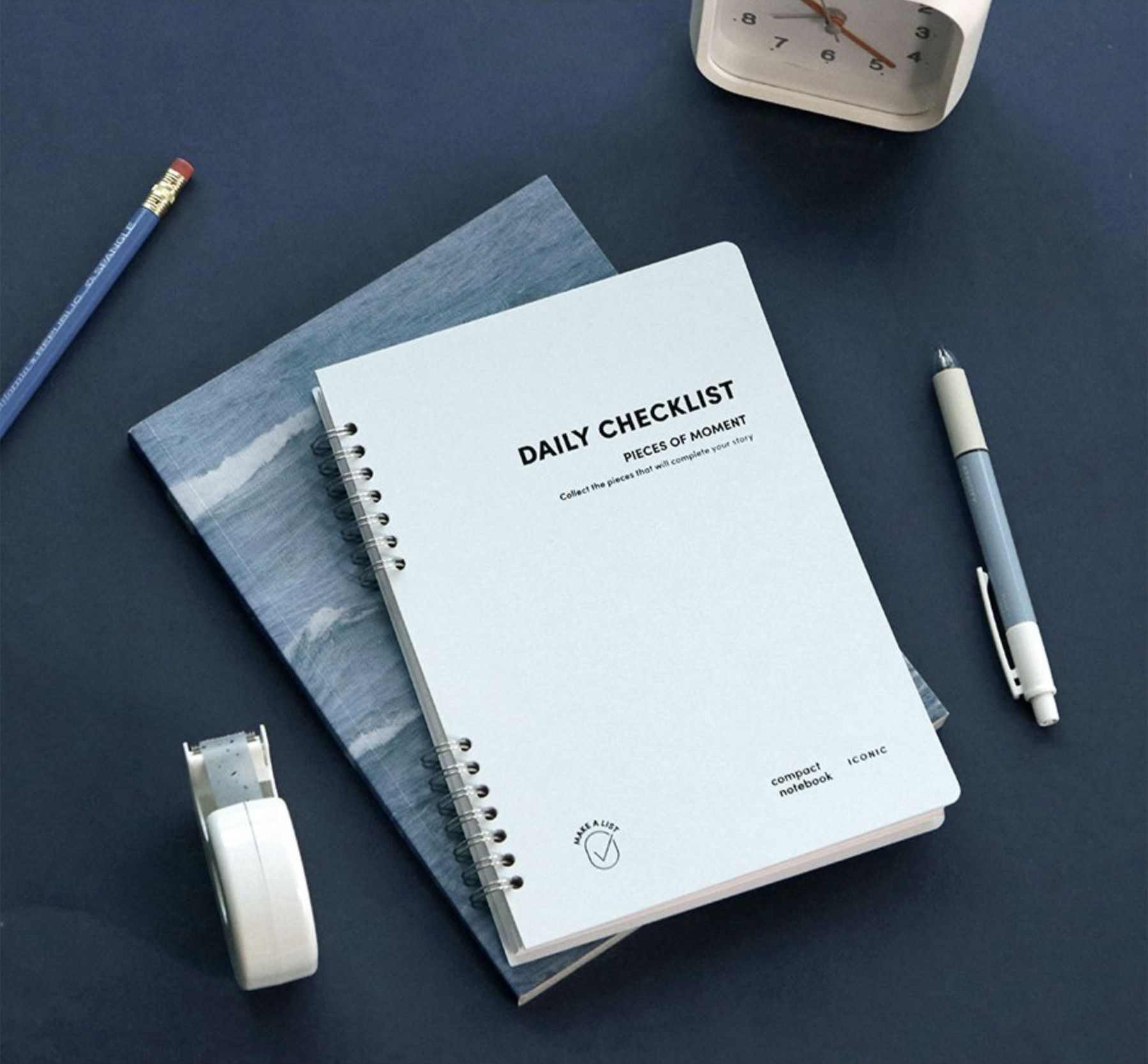 MochiThings: Compact A5 Hardcover Checklist Notebook