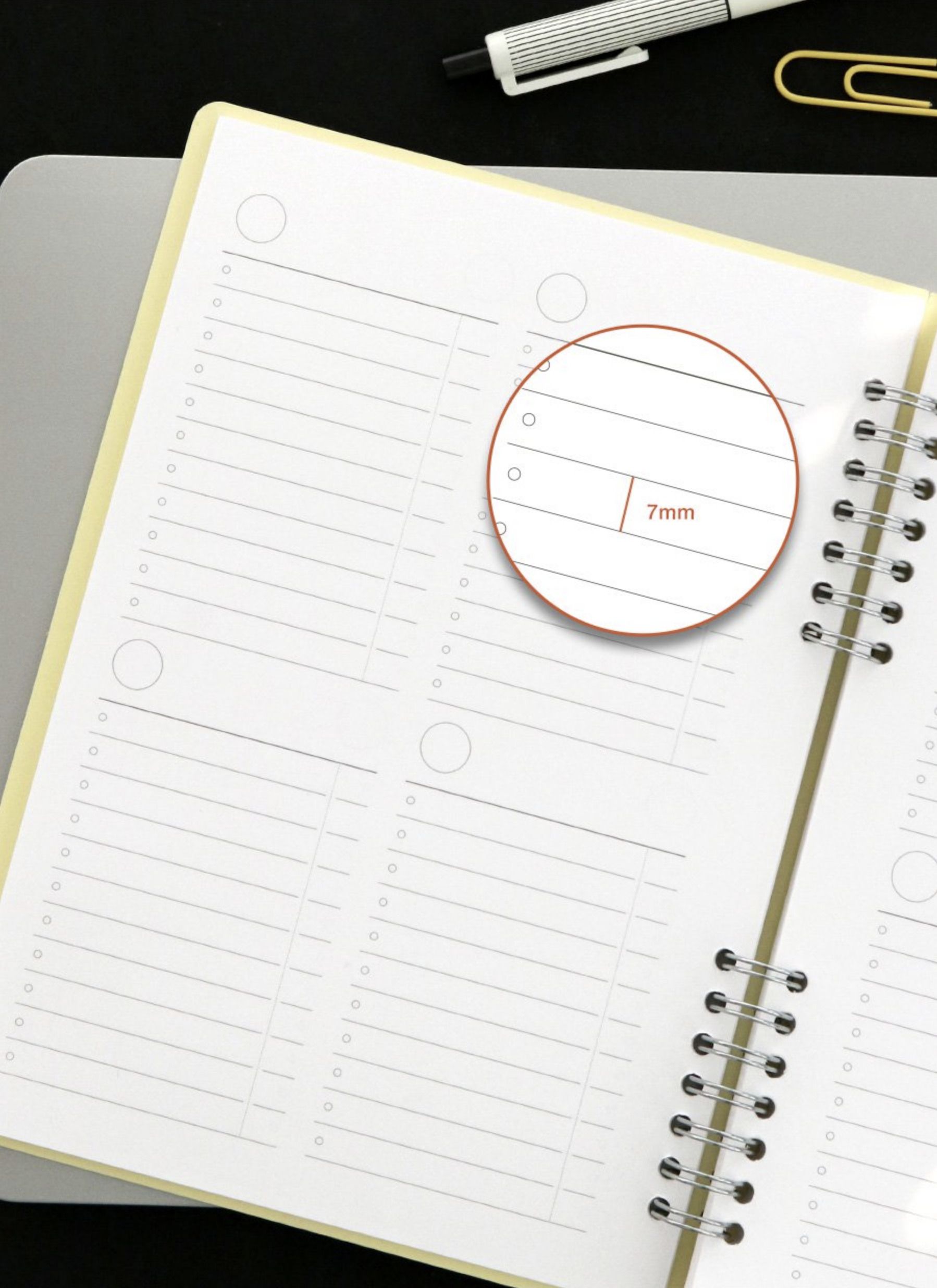 MochiThings: Compact A5 Hardcover Checklist Notebook
