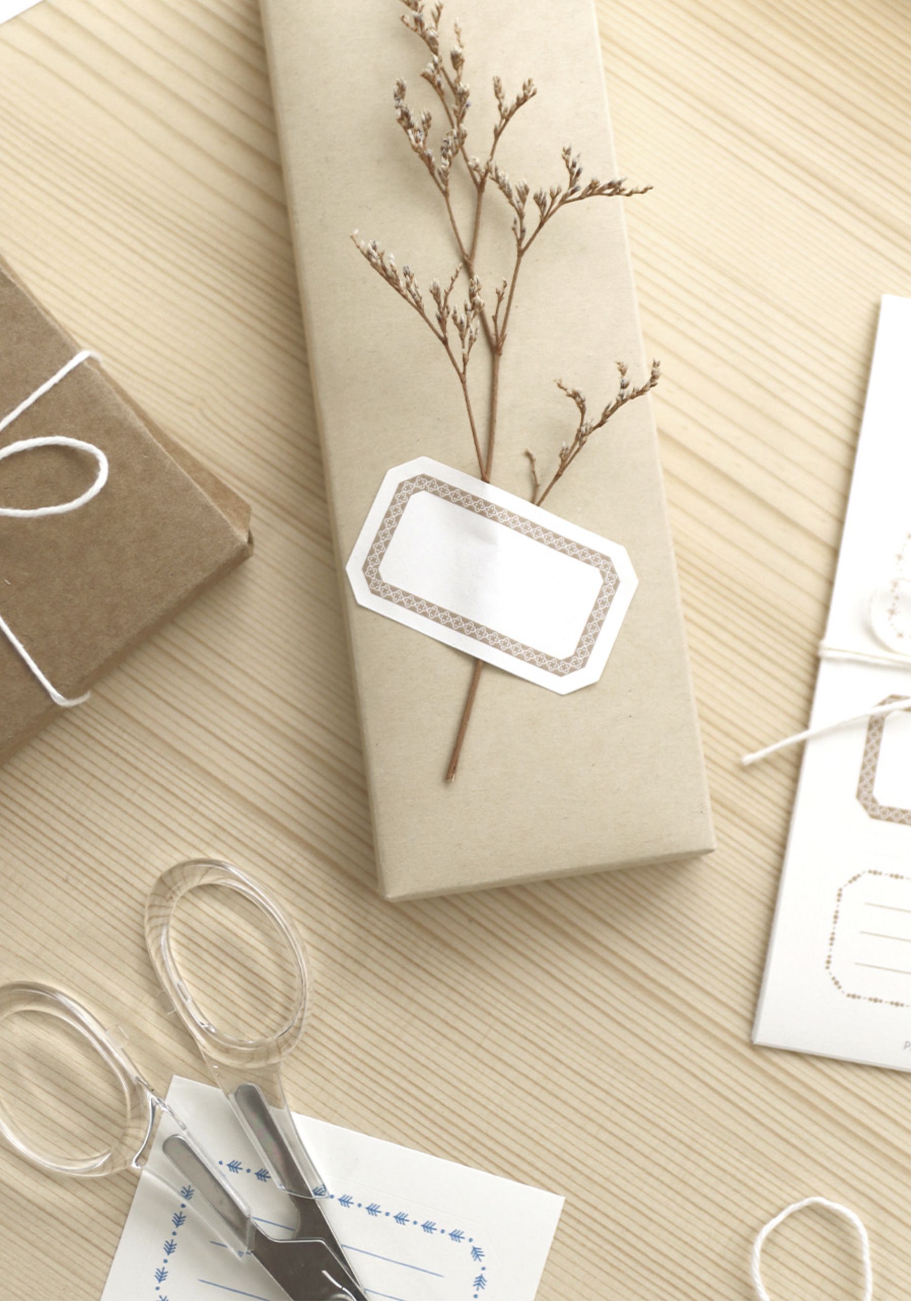 Label Sticker Setup MochiThings: 2pcs Simple Label Sticker Set