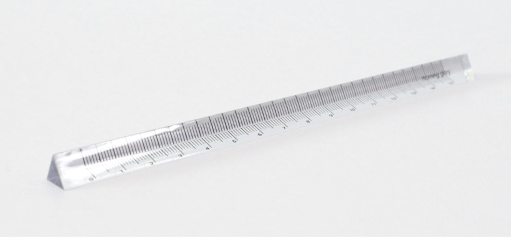 Small Ruler Side View MochiThings: Small Transparent Triangular Ruler