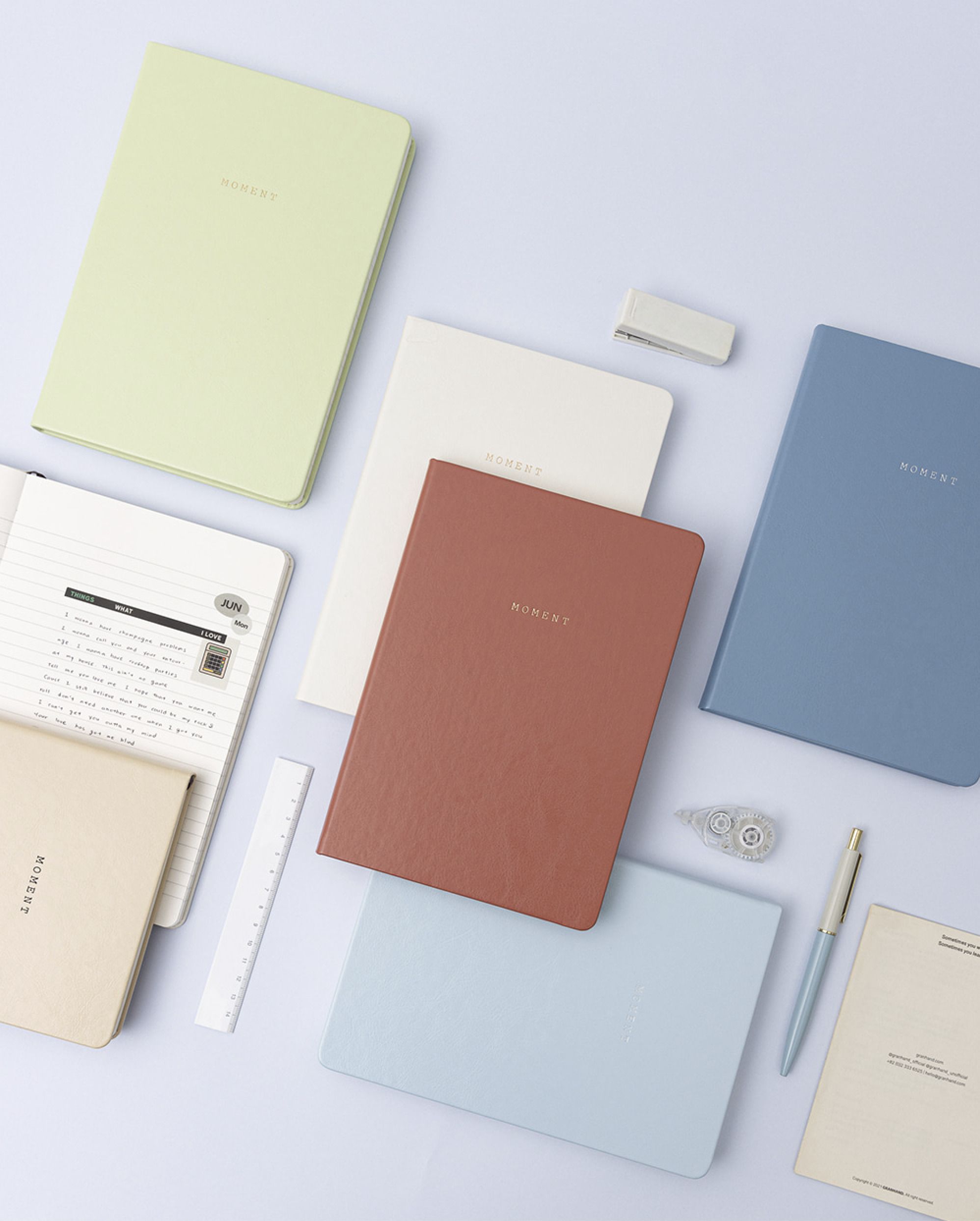 MochiThings: Large Moment Hardcover Lined Notebook