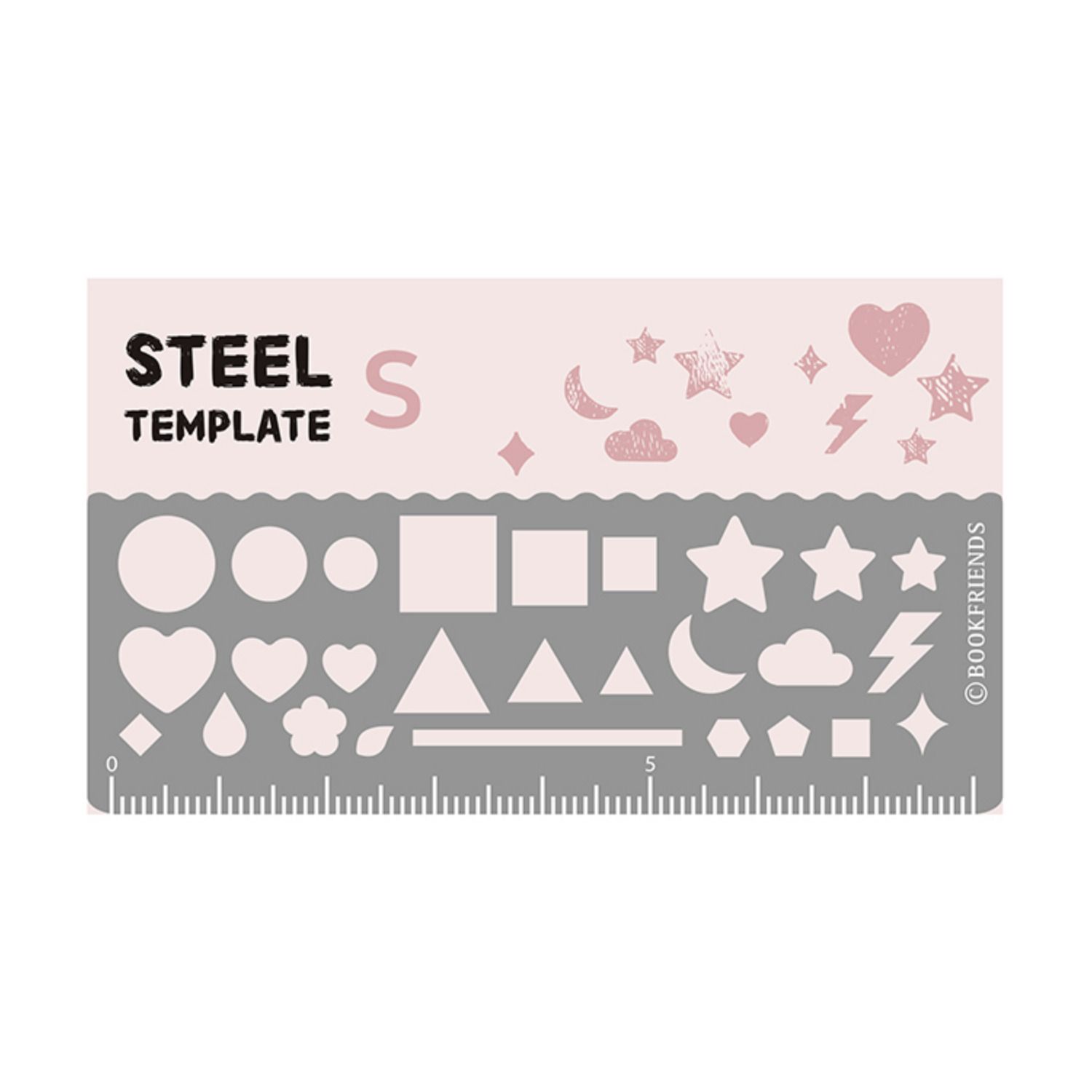 Small Ruler Template MochiThings: Small Steel Drawing Template Ruler