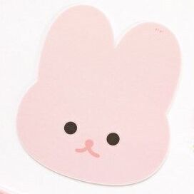 Piyo Friends Mouse Pad, Pink Bunny