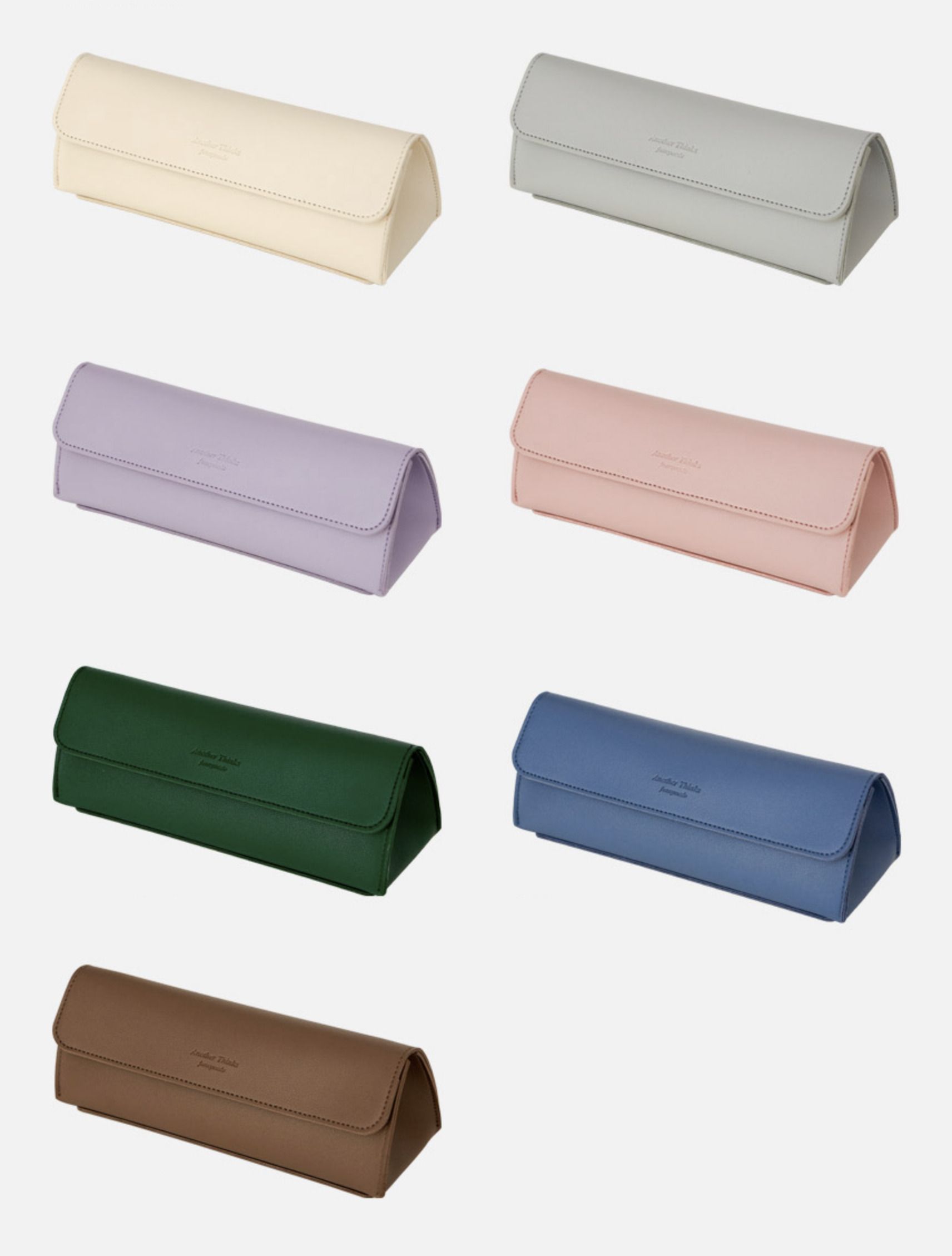 Triangular Pen Box MochiThings: Triangle Leather Pen Case v2
