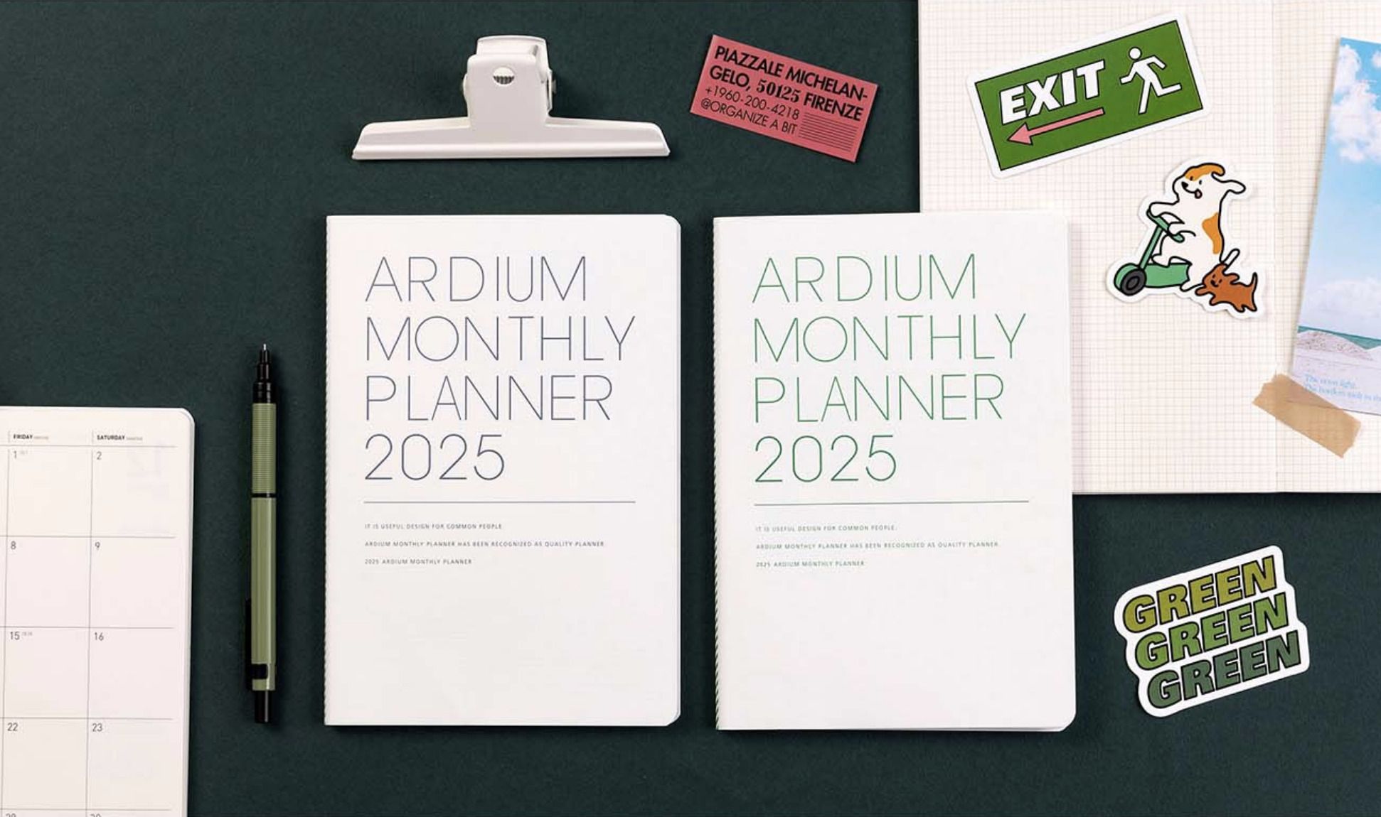 2025 Ardium Monthly Planner