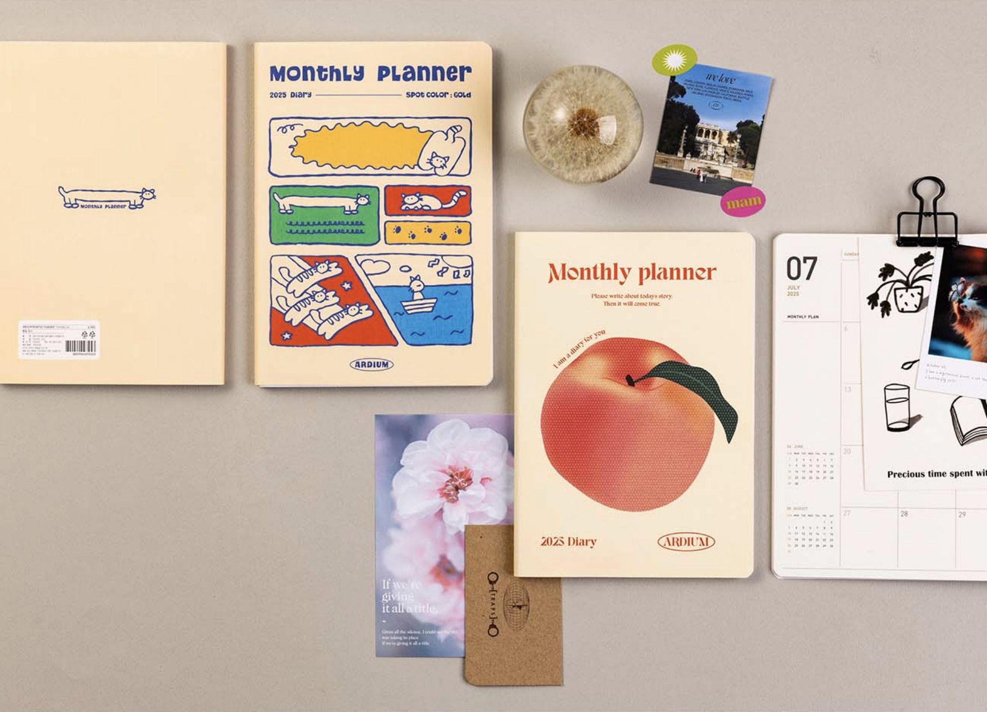 2025 Ardium Monthly Planner