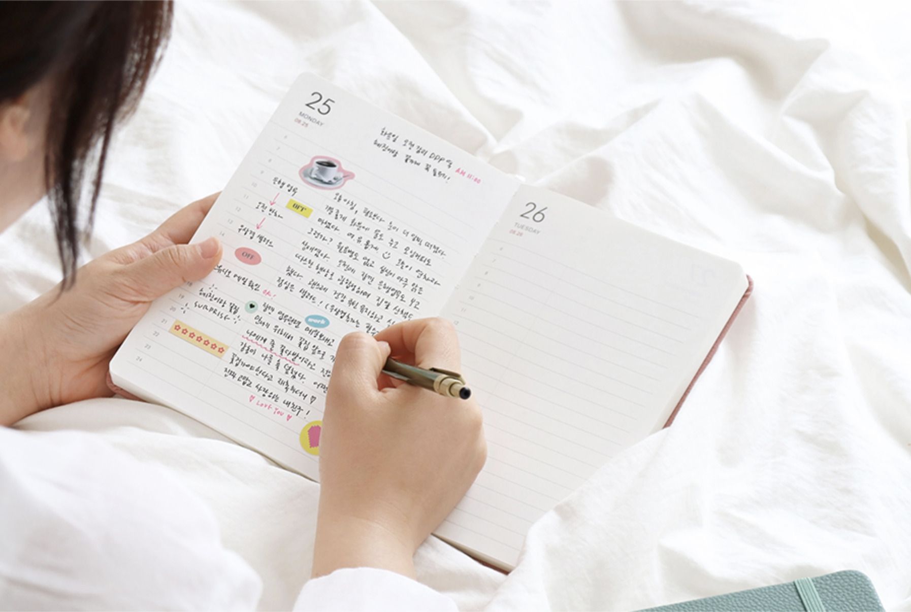 Mochithings 2025 prism 365 days b6 leather daily planner