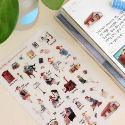 Daddy Long Legs Deco Sticker Set